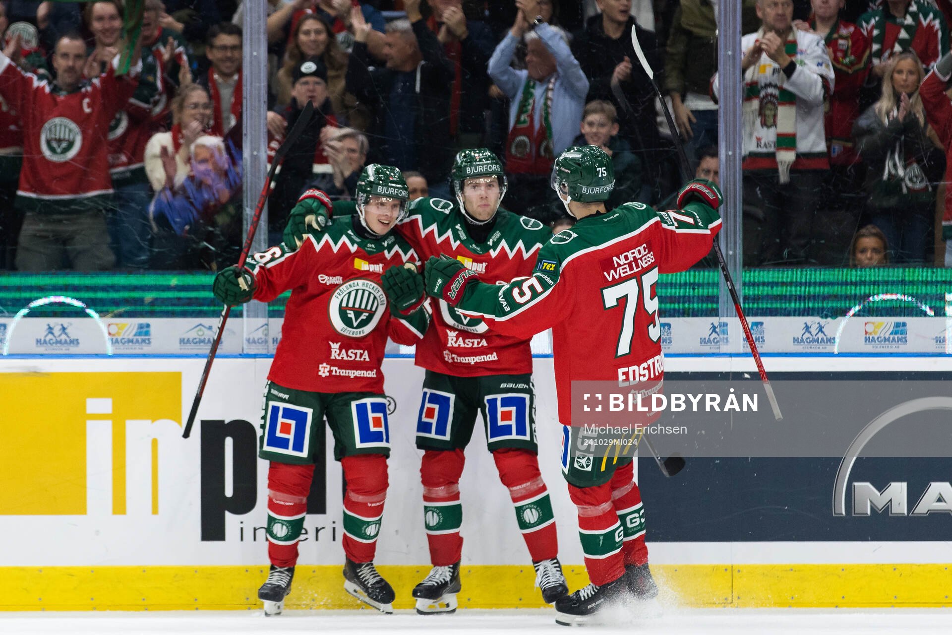 Frölundas Isac Heens jublar