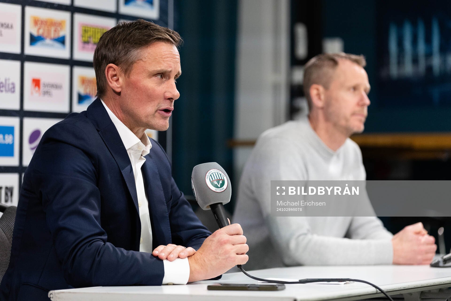 Frölundas tränare Roger Rönnberg och Skellefteås