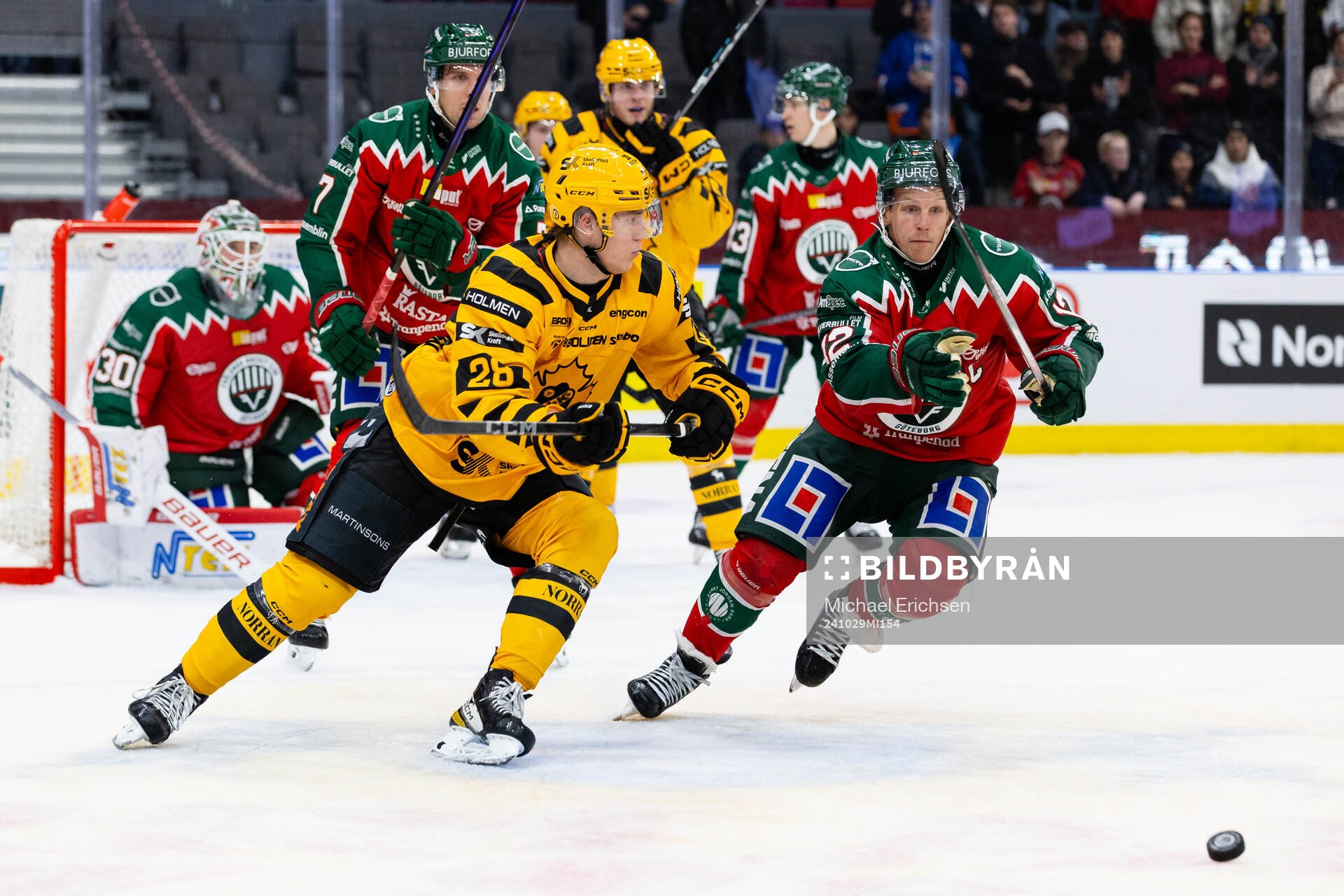 Skellefteås Michael Brandsegg-Nygård och Frölundas Max