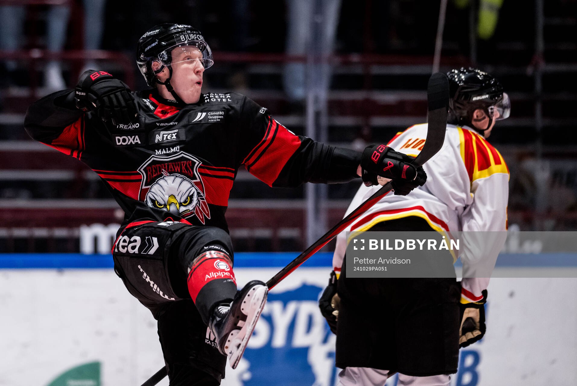 Malmö Redhawks Lassi Thomson jublar