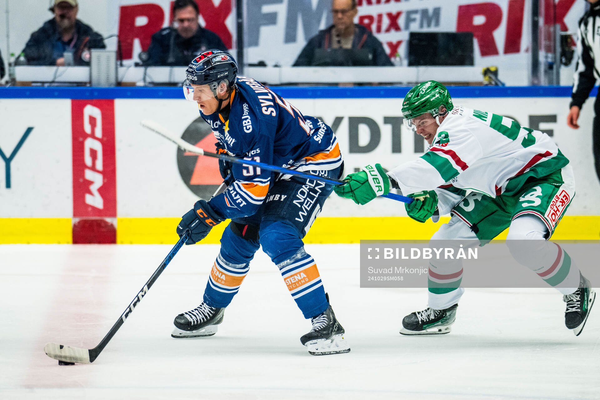 Växjös Emil Sylvegård och Rögles Felix Nilsson