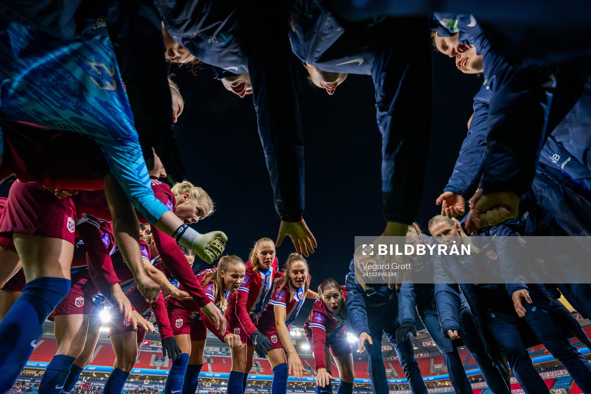 Ada Hegerberg, Guro Reiten, Frida Maanum, Vilde Bøe Risa,