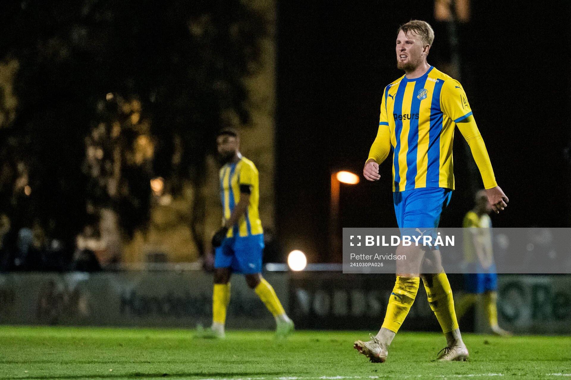 Eskilsminne IFs Adrian Petersson deppar