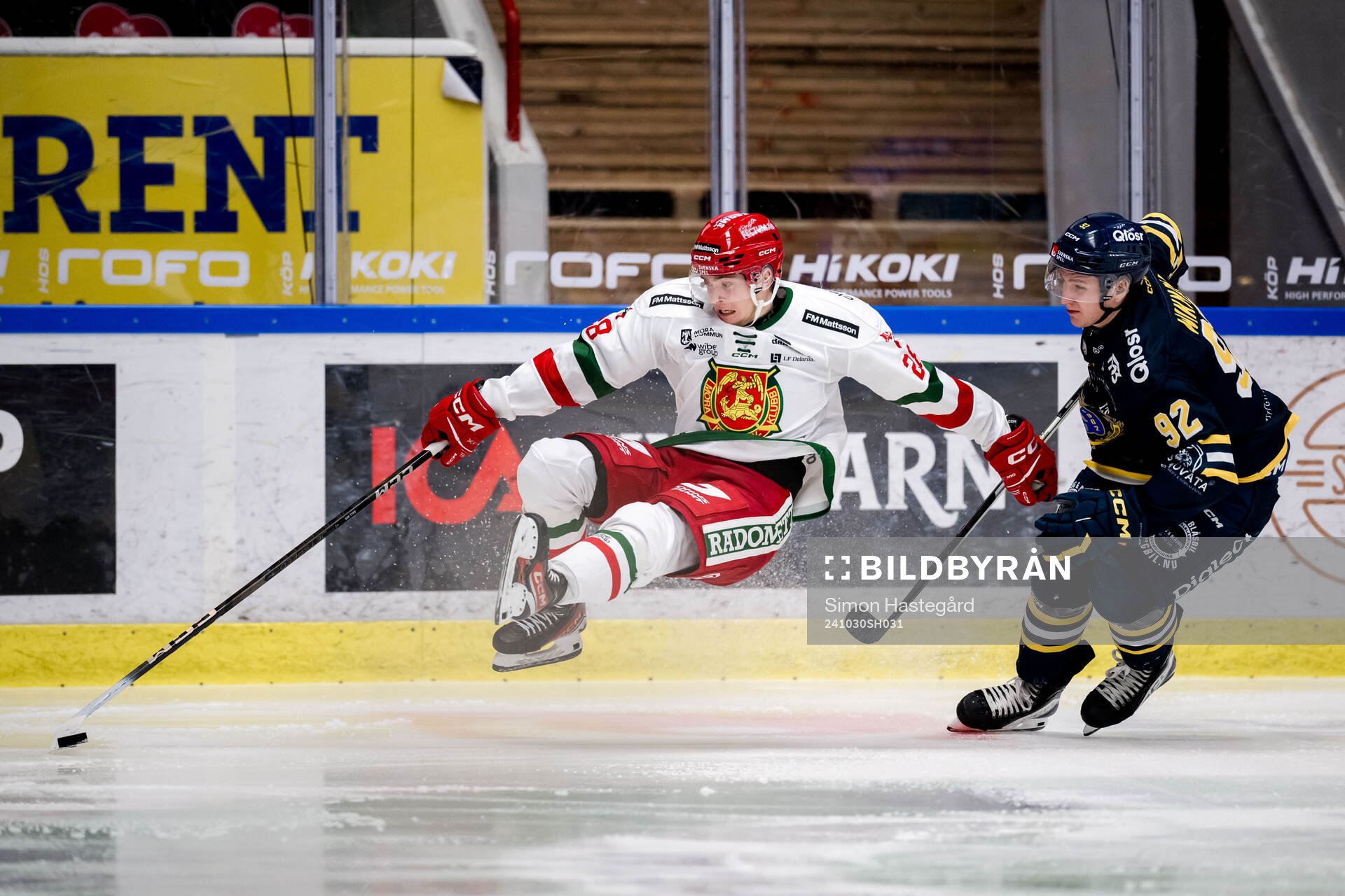 Moras Gabriel Säll och Södertäljes Albert Wikman