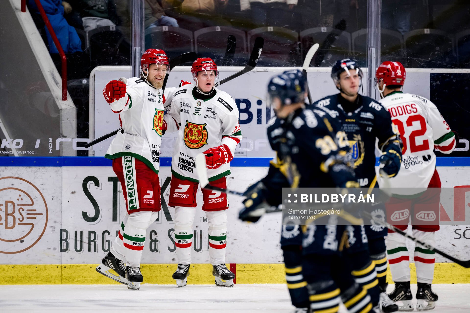 Moras Kristoffer Gunnarsson jublar