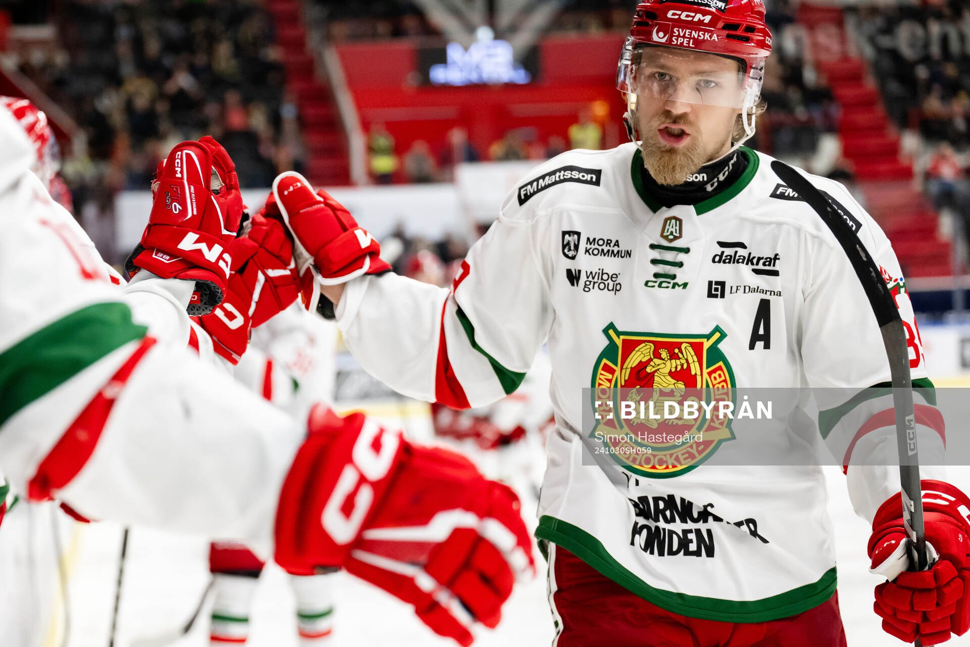 Moras Kristoffer Gunnarsson jublar