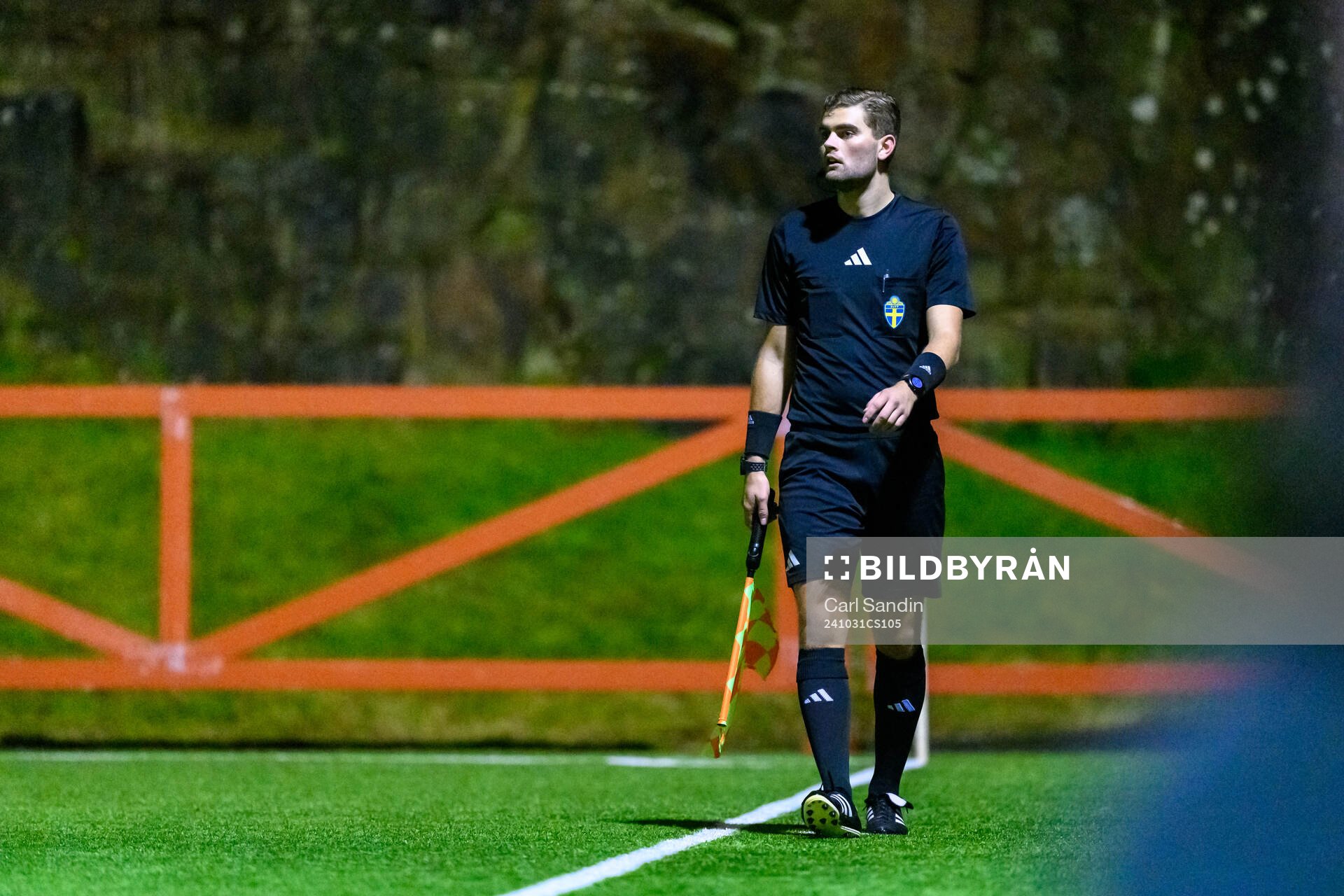 Referee Rasmus Hermansson