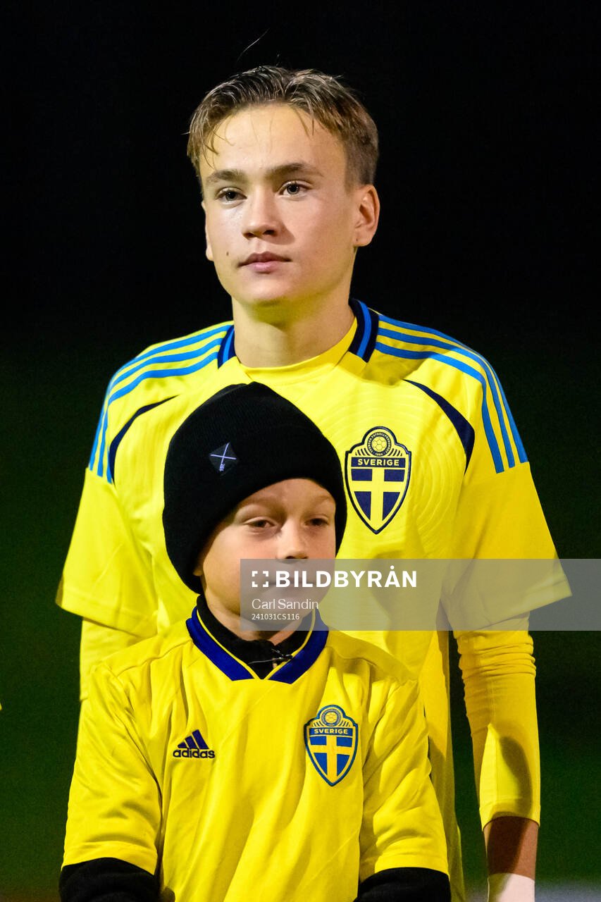 Nikolas Jovanovic of Sweden at lineup