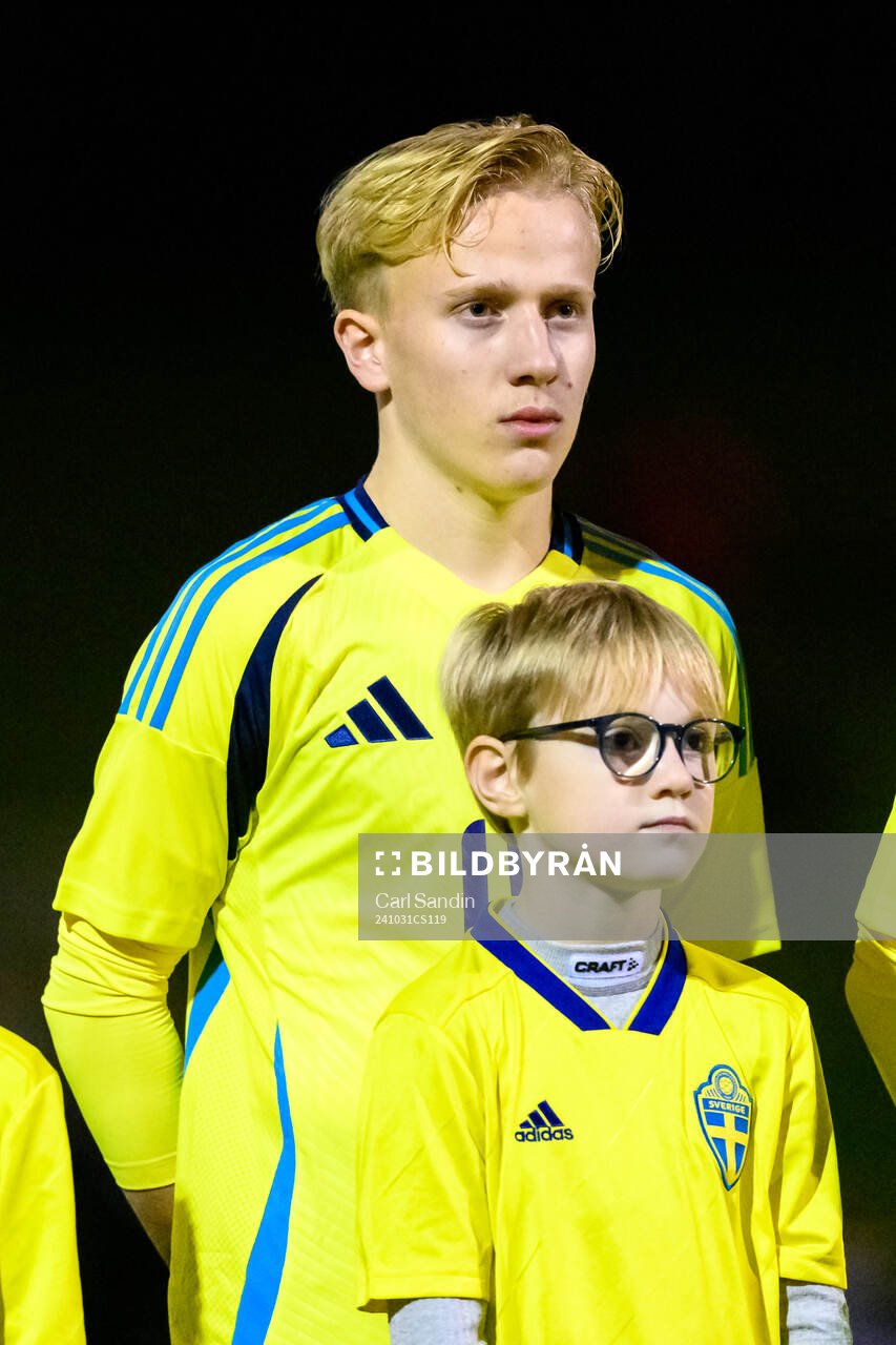 Pontus Eriksson of Sweden at lineup