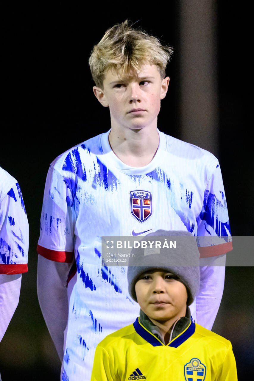 Julian Gjervik Madsen of Norway at lineup