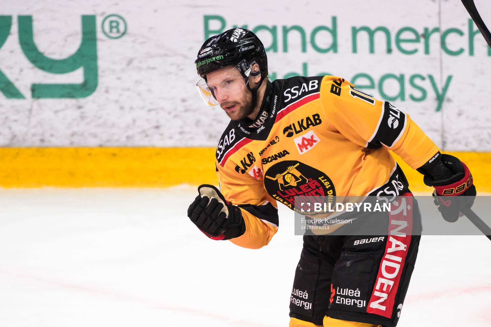 Luleås Einar Emanuelsson jublar