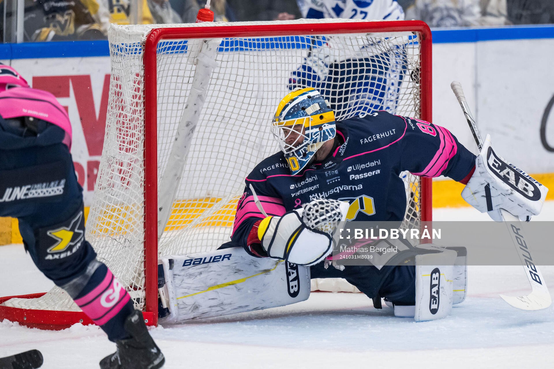 HV71s målvakt Hugo Alnefelt släpper in 1-1