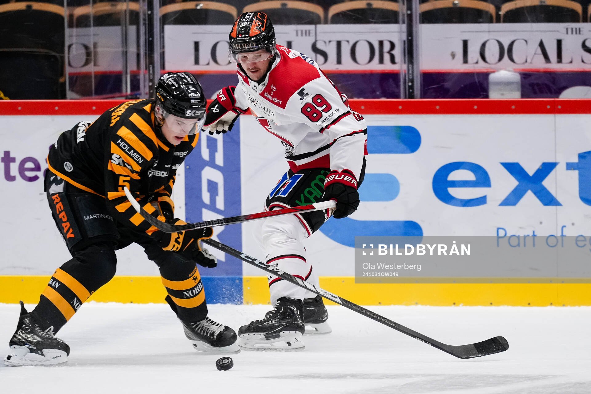 Skellefteås Axel Sandin Pellikka och Örebros Patrik