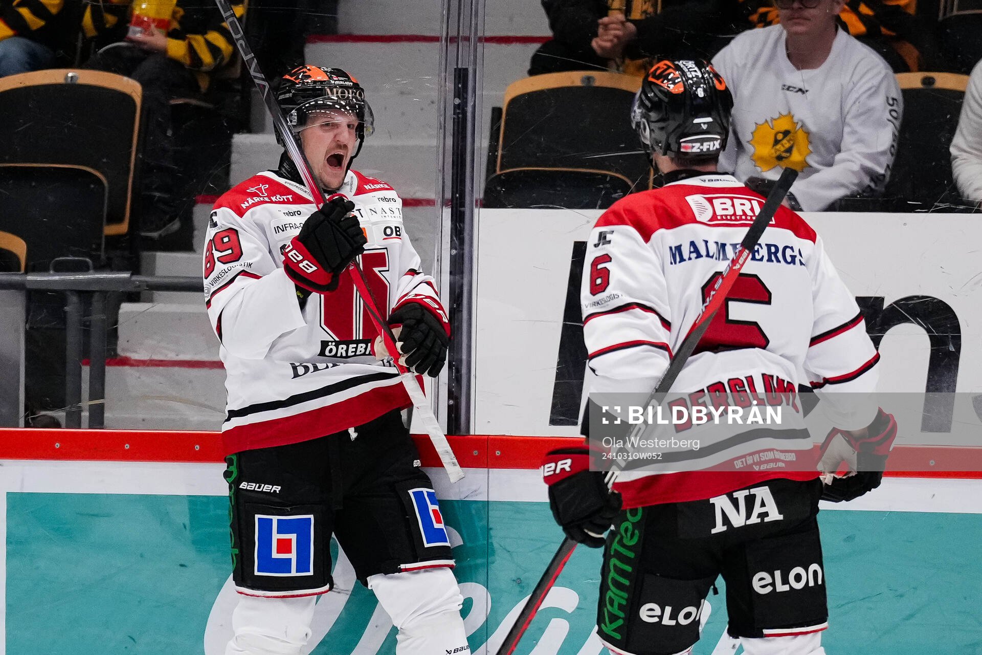Örebros Patrik Karlkvist jublar