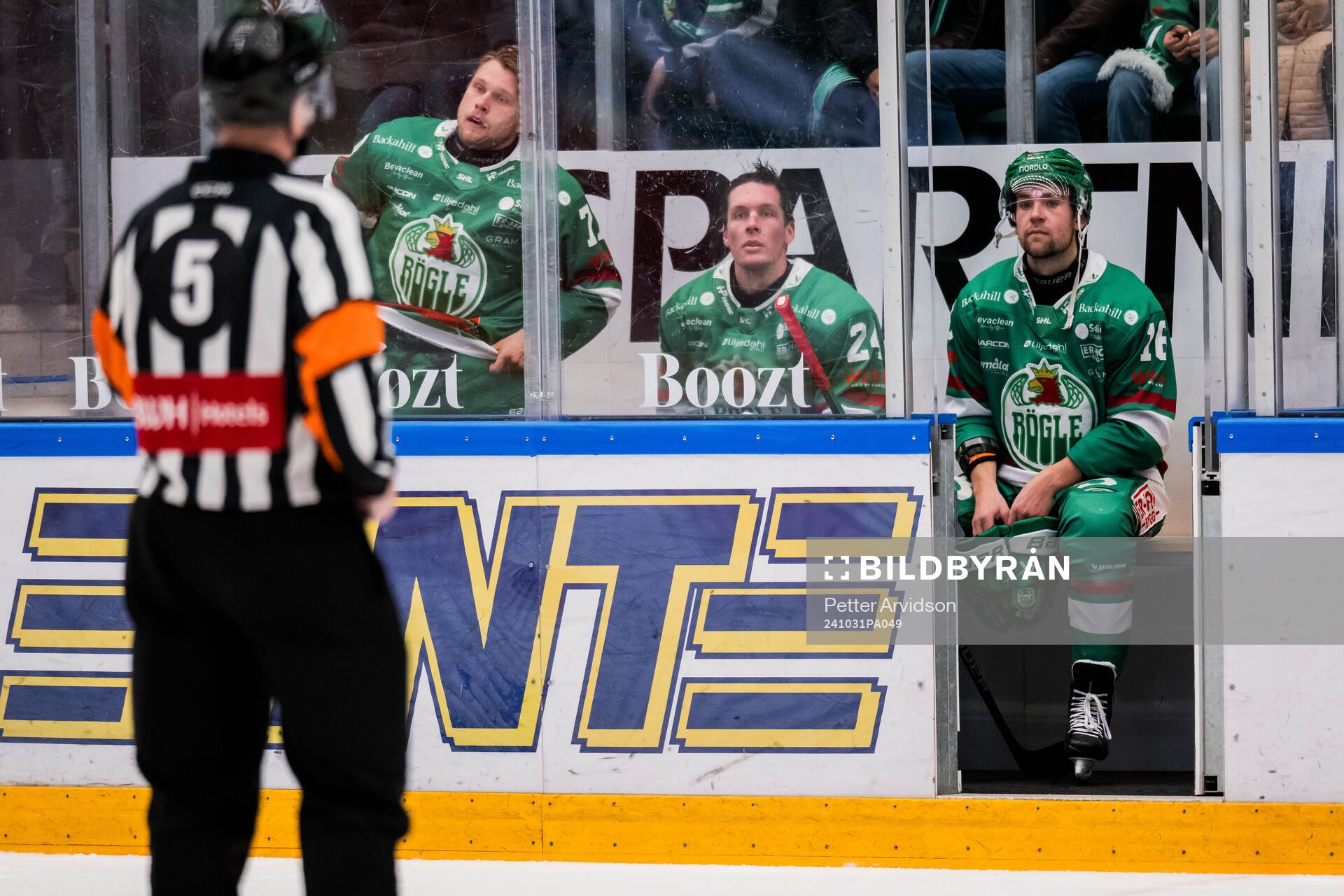 Rögles Jesper Pettersson, Mattias Göransson och Lukas