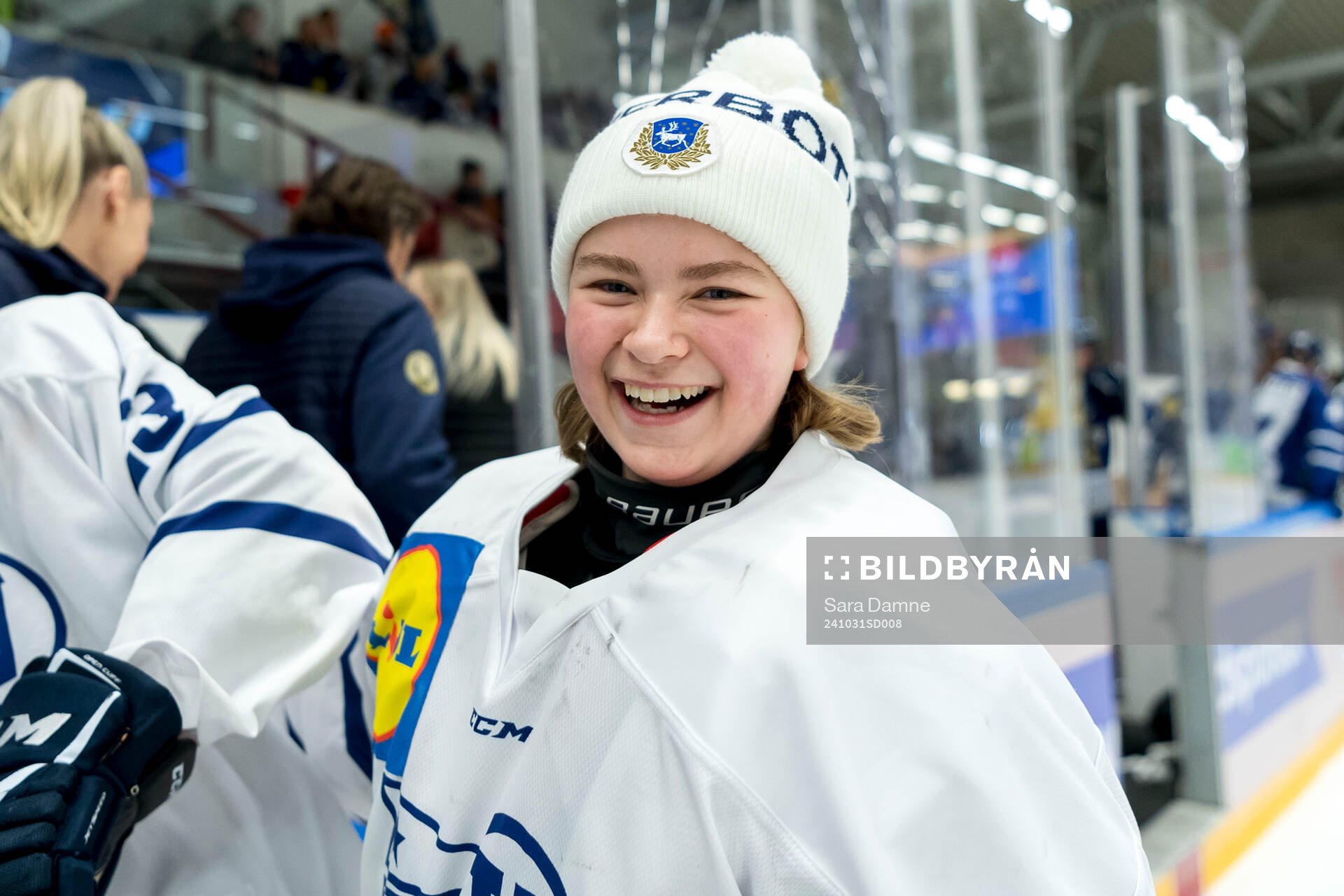 Västerbottens Kayla Ljungblahd jublar