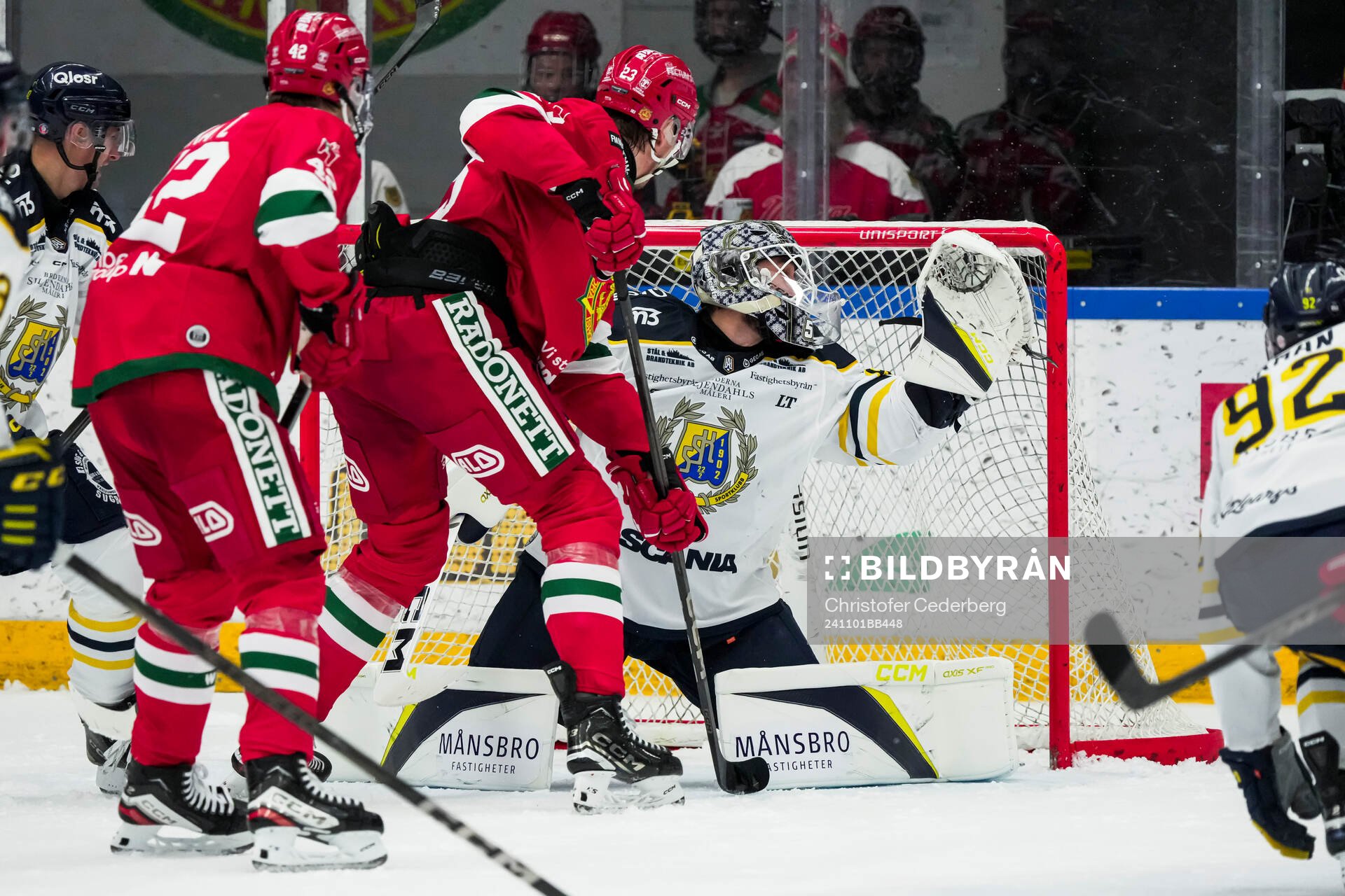 Södertäljes målvakt Frans Tuohimaa släpper in 3-0