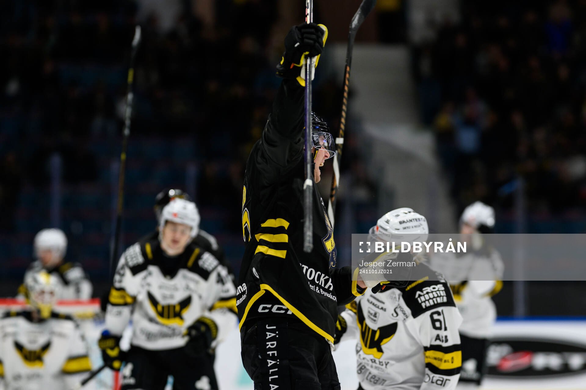 AIKs Alfred Barklund jublar