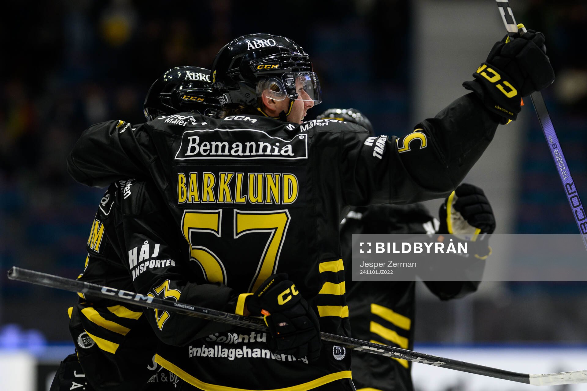 AIKs Alfred Barklund jublar