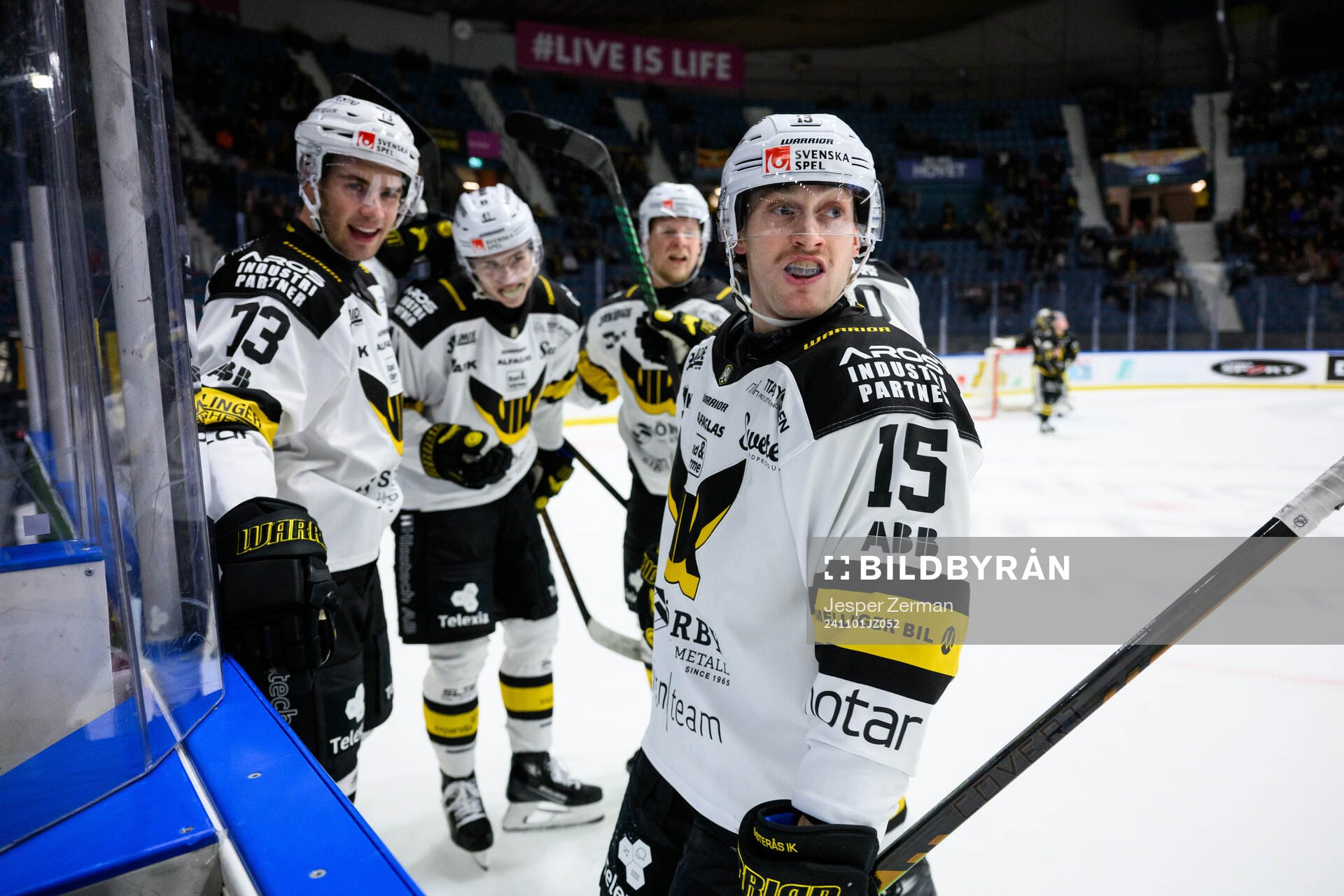 Västerås Jacob Hayhurst jublar