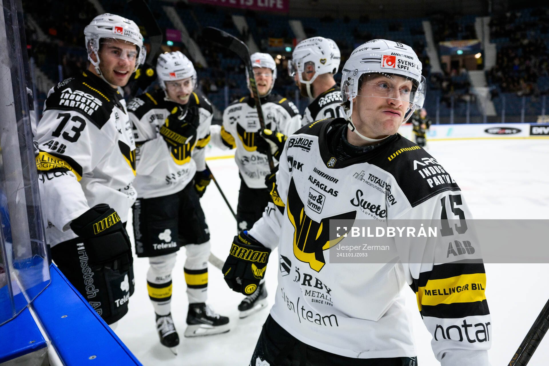 Västerås Jacob Hayhurst jublar