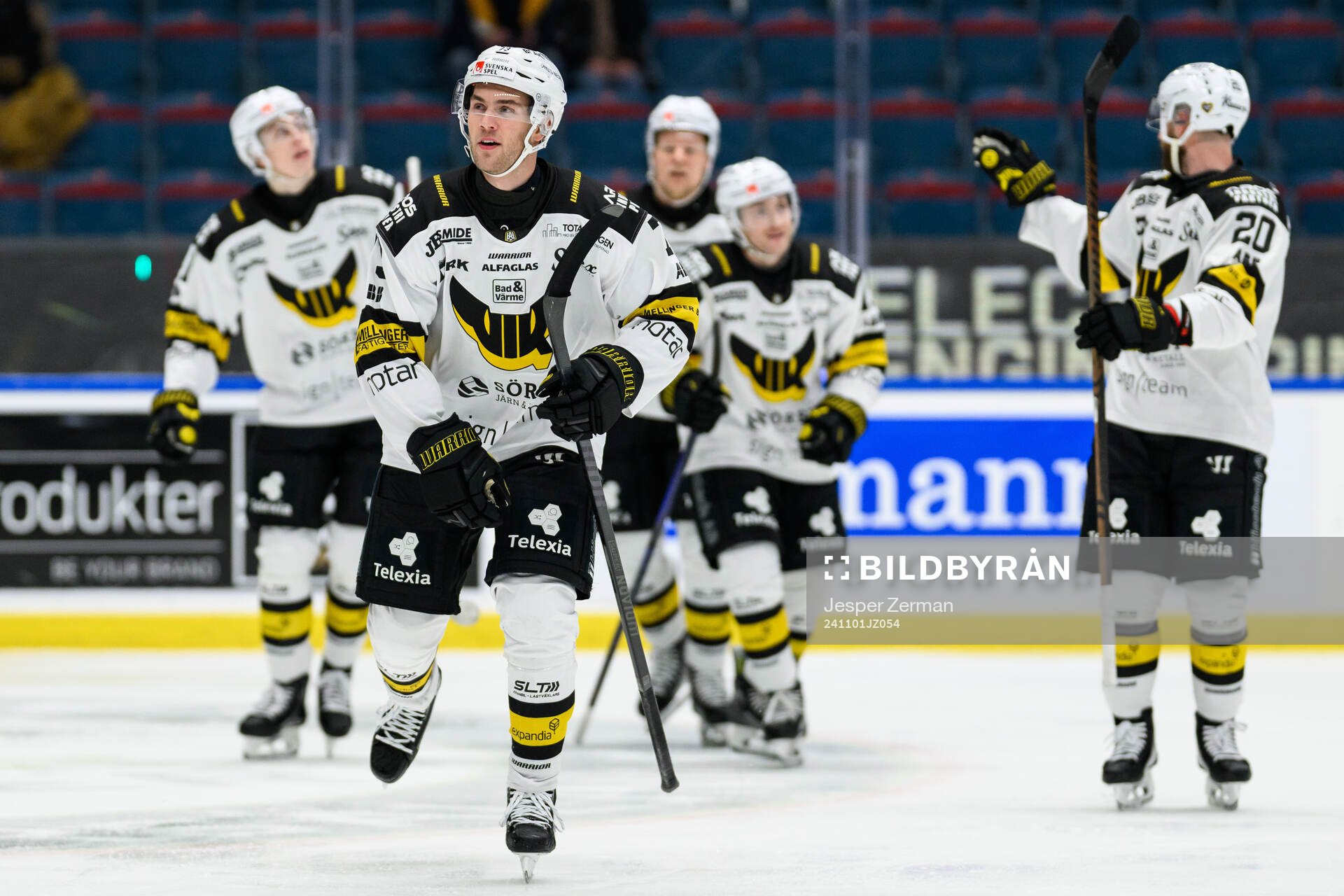 Västerås Anton Gradin jublar