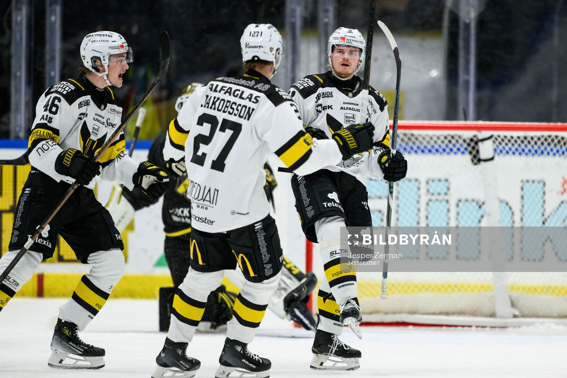 Västerås Malte Sjögren jublar