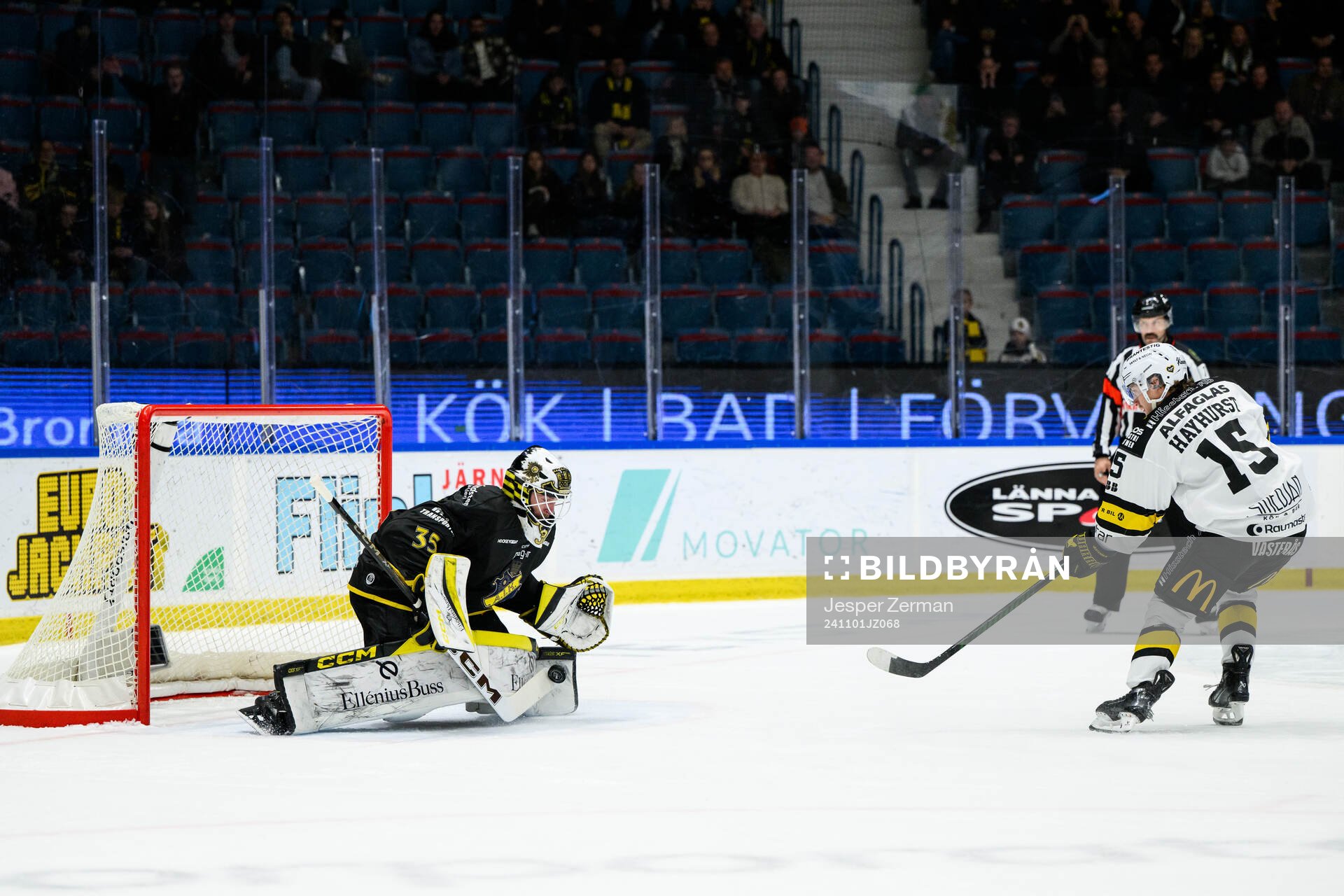 AIKs målvakt Jonathan Stålberg och Västerås Jacob