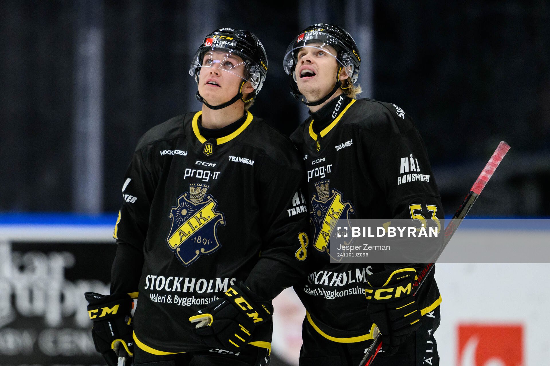 AIKs Tom Hedberg och Albert Sjöberg