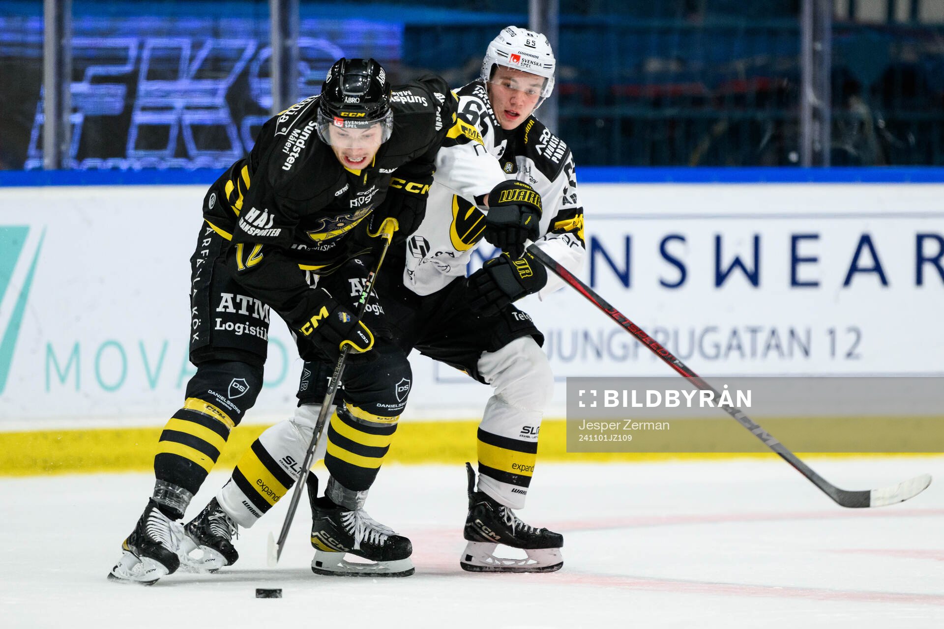 AIKs Scott Pooley och Västerås Noel Fransén