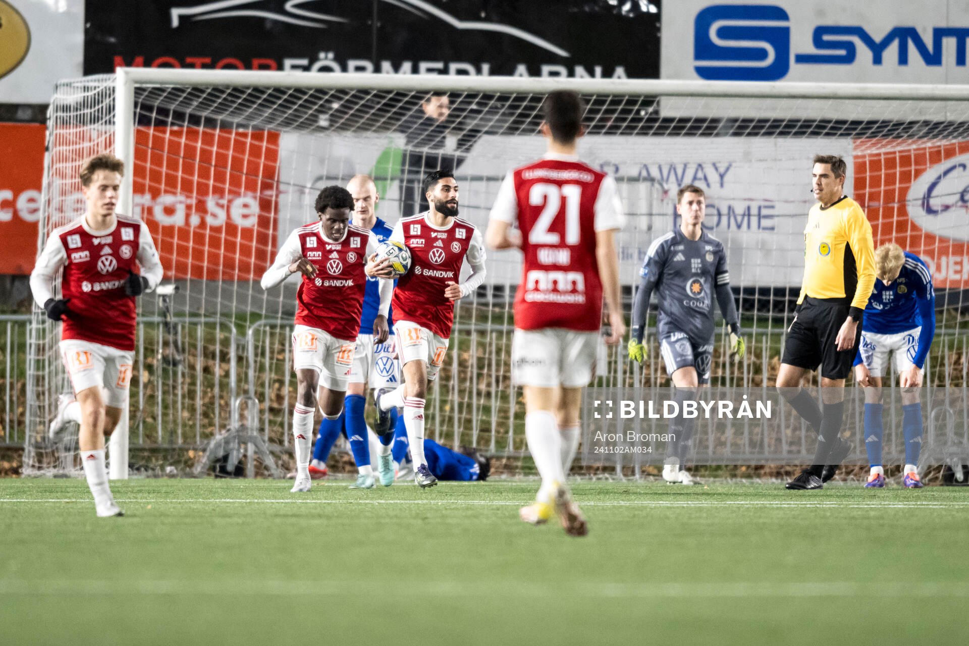 Sandvikens IFs Amin Al-Hamawi jublar