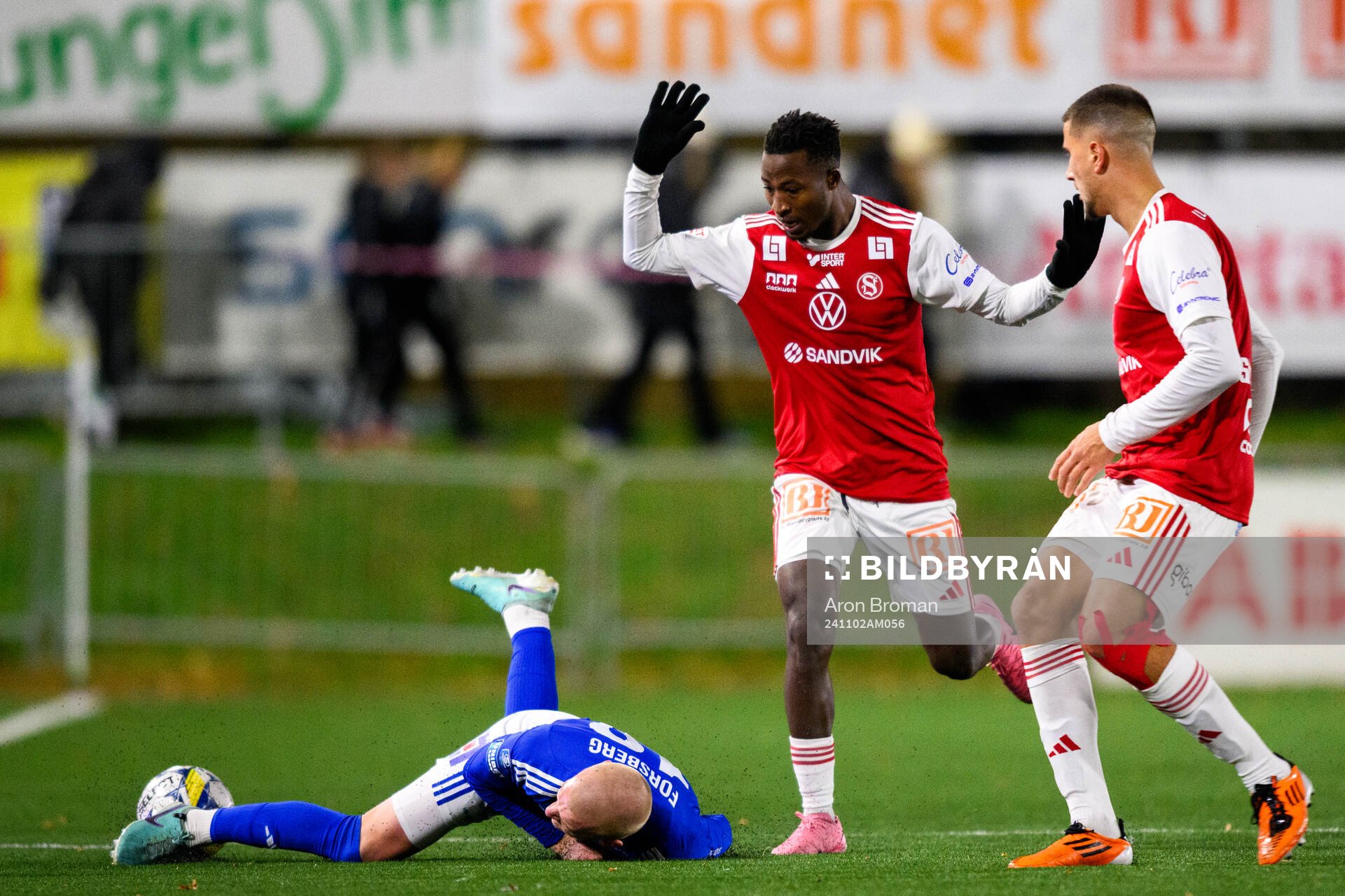 GIF Sundsvalls Lucas Forsberg och Sandvikens IFs Lague