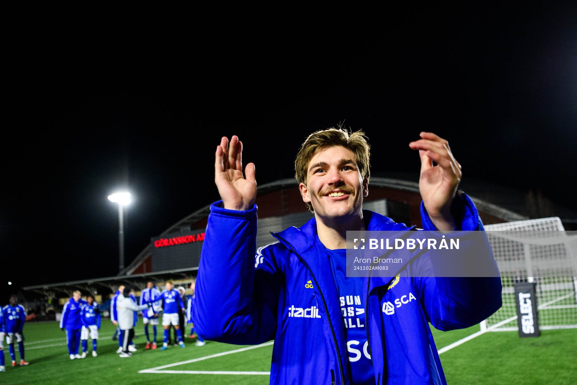 GIF Sundsvalls Johan Bengtsson jublar