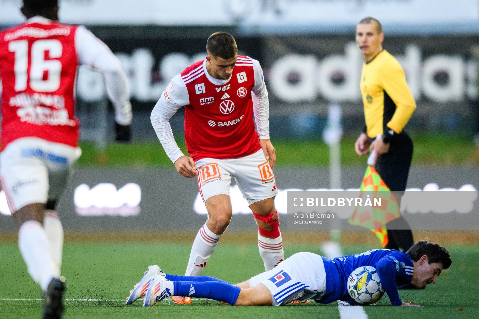Sandvikens IFs Zinedin Smajlovic och GIF Sundsvalls Johan