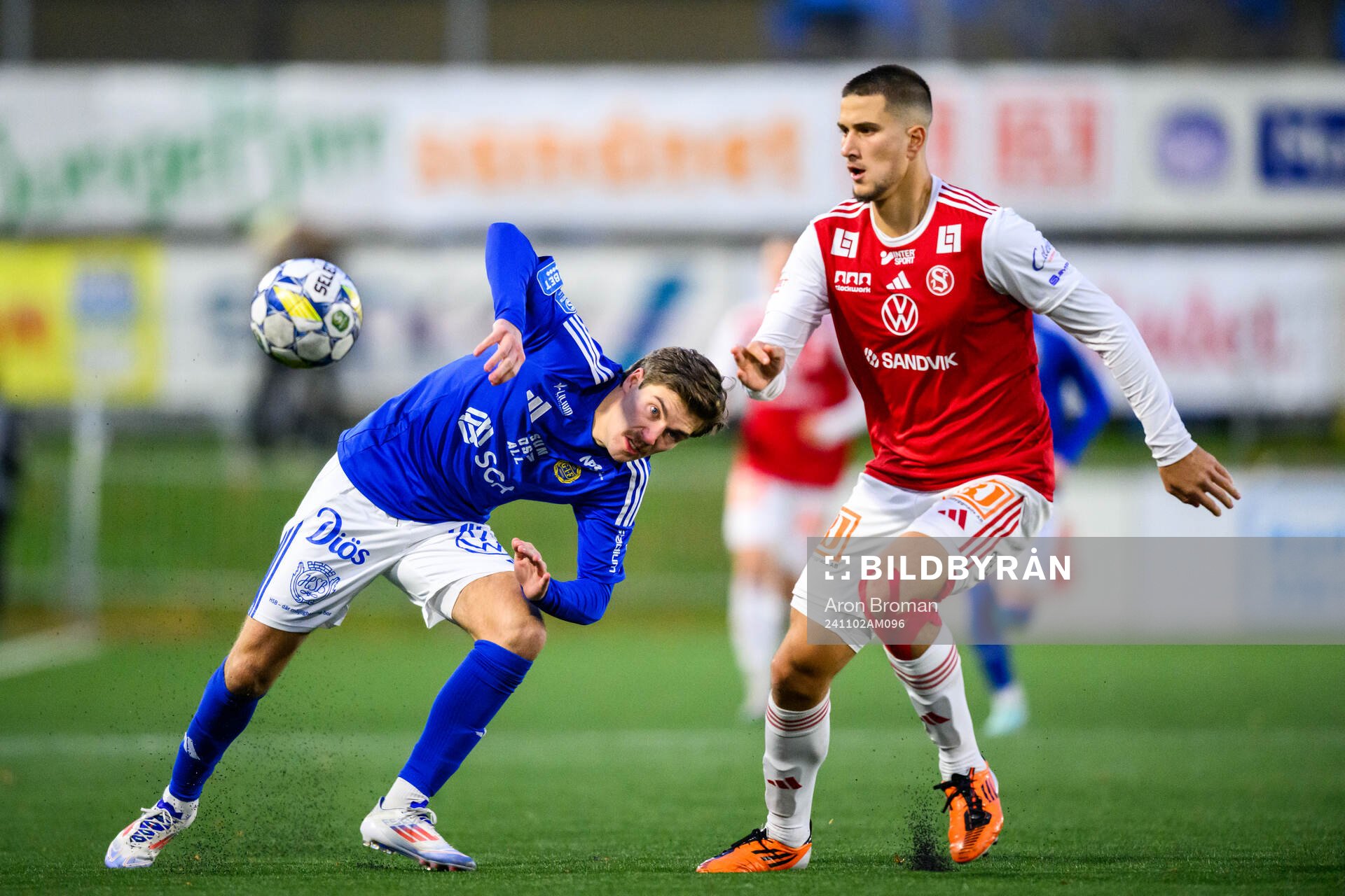GIF Sundsvalls Johan Bengtsson och Sandvikens IFs Zinedin