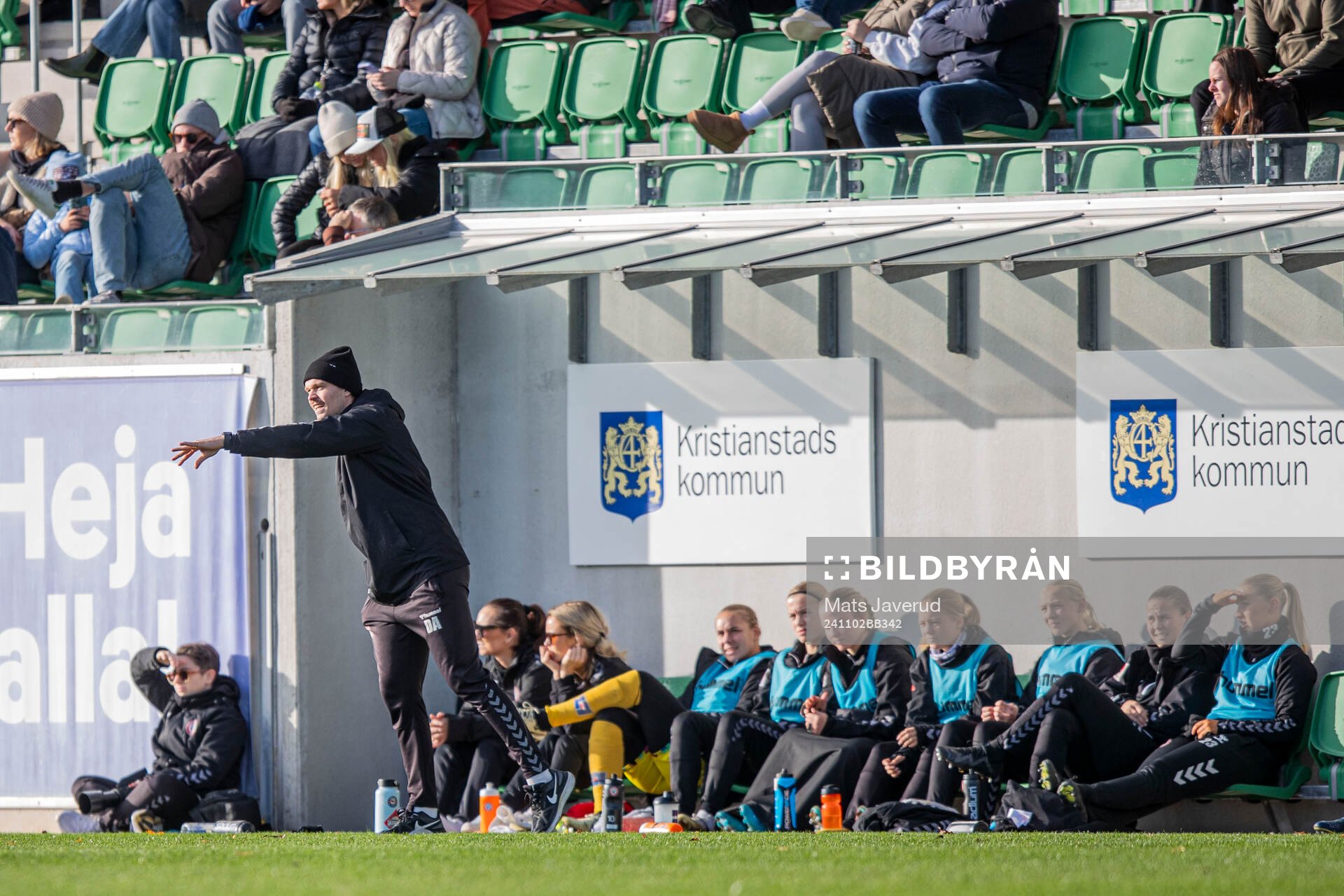 Kristianstads tränare Daniel Angergård