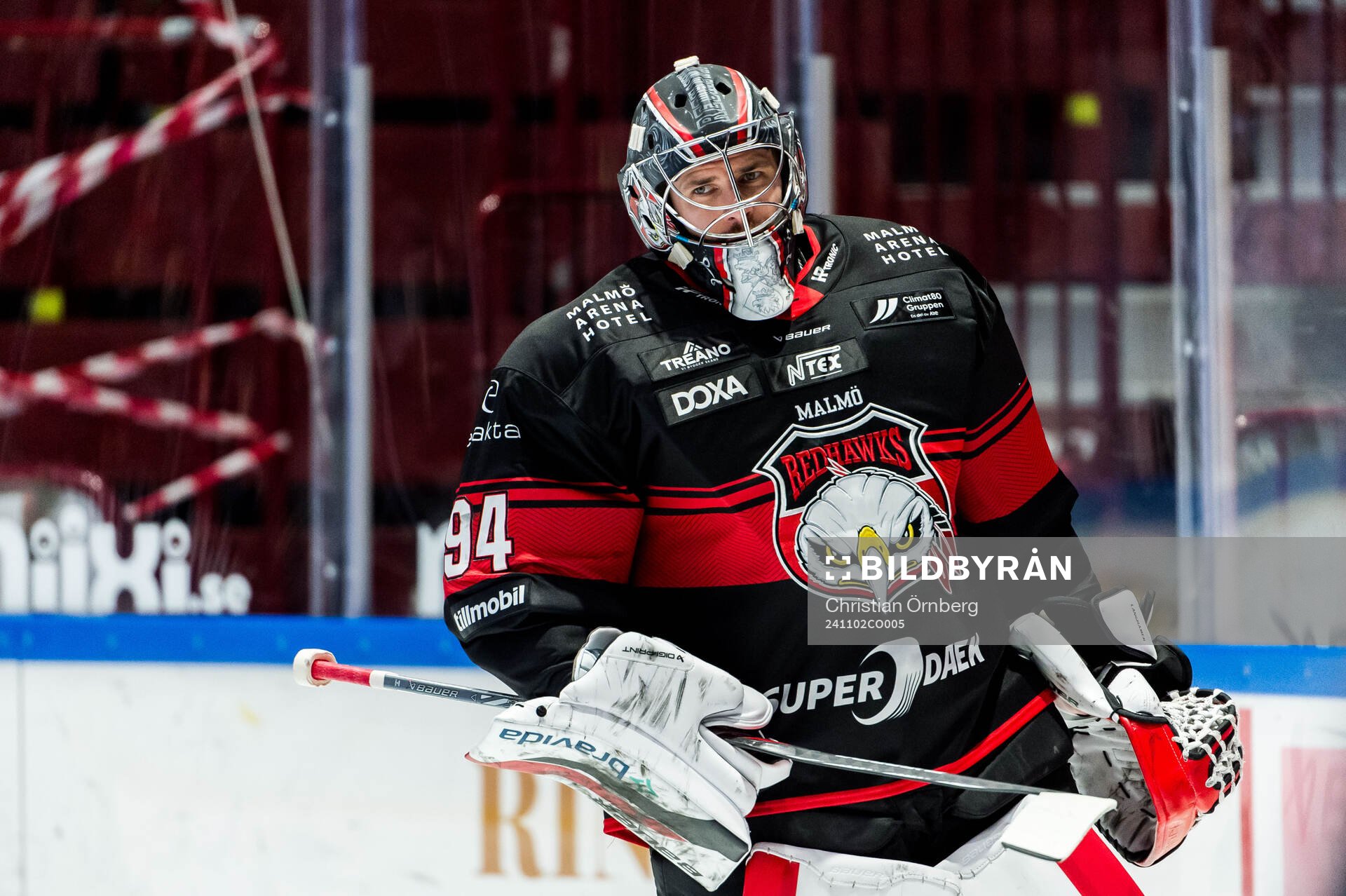 Malmö Redhawks målvakt Marek Langhamer