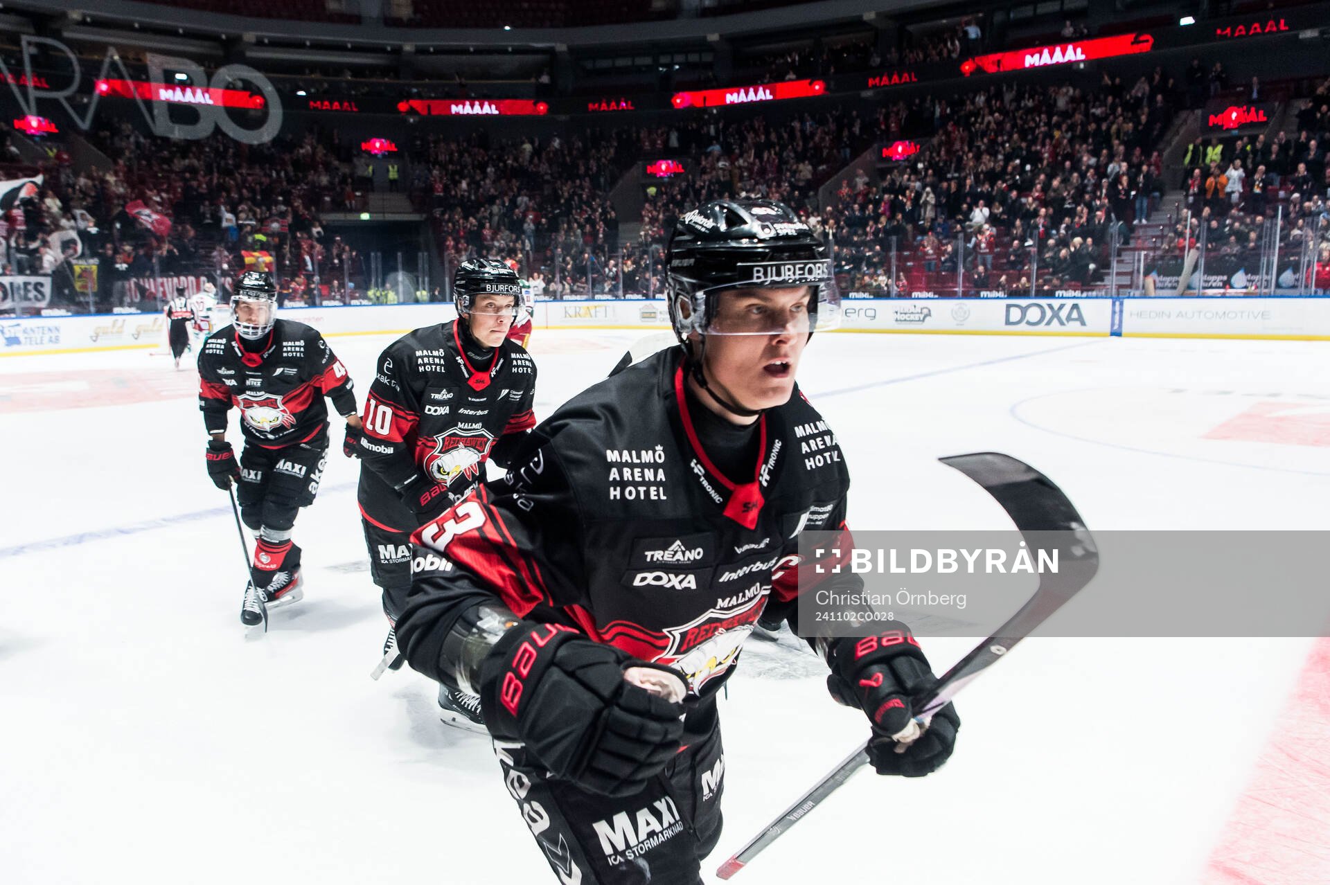 Malmö Redhawks Fredrik Händemark jublar