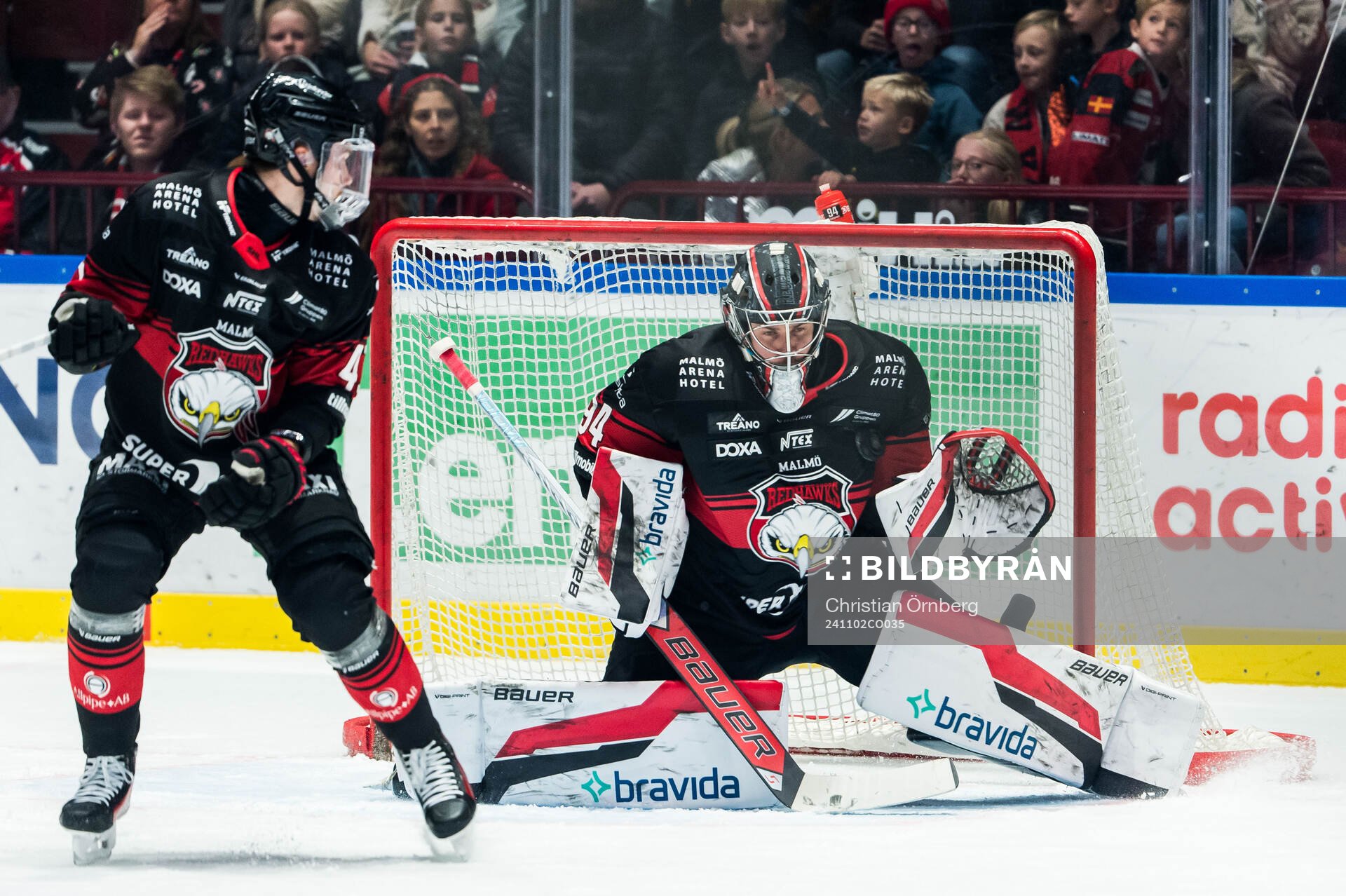 Malmö Redhawks målvakt Marek Langhamer