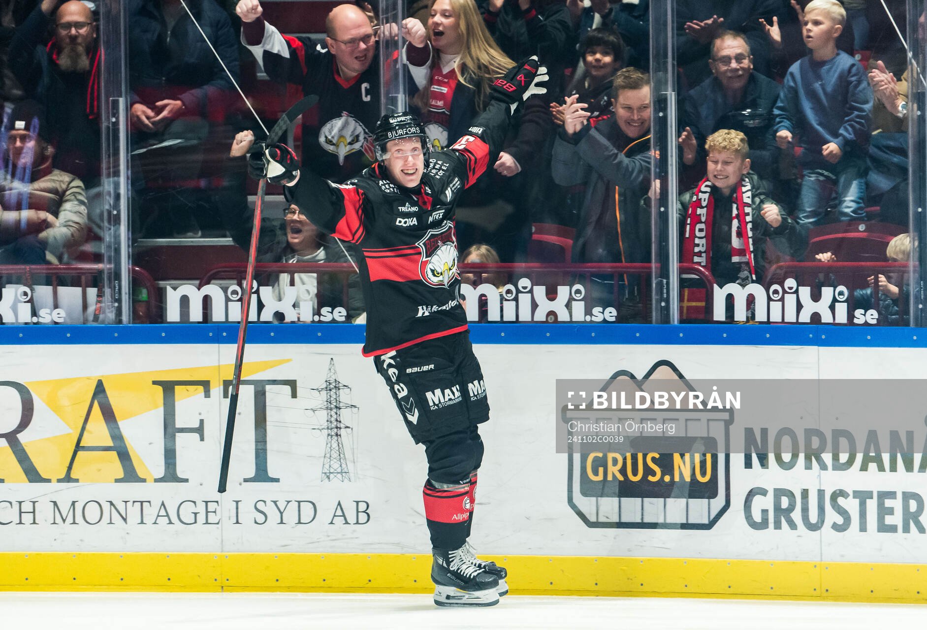 Malmö Redhawks Lassi Thomson jublar