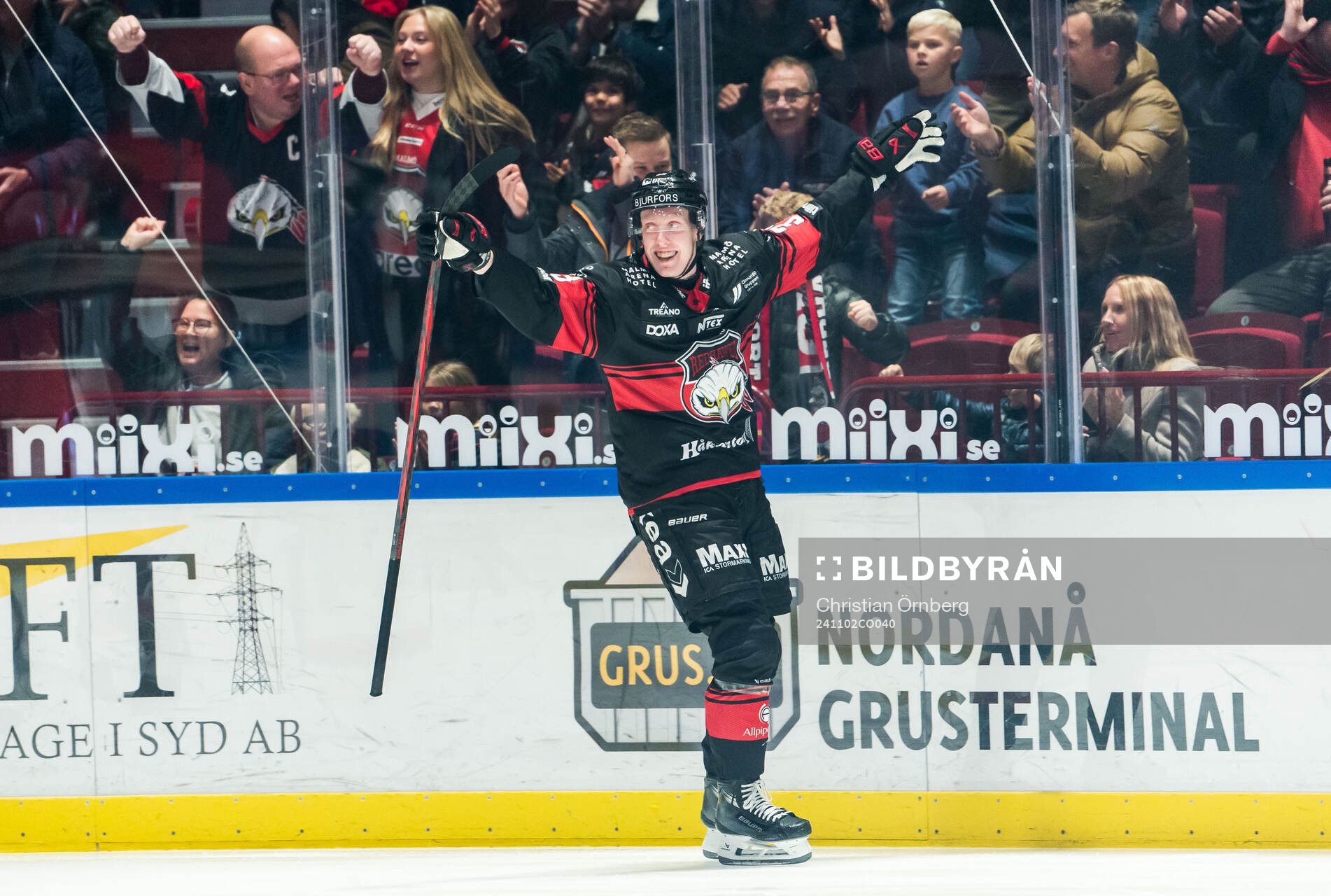 Malmö Redhawks Lassi Thomson jublar