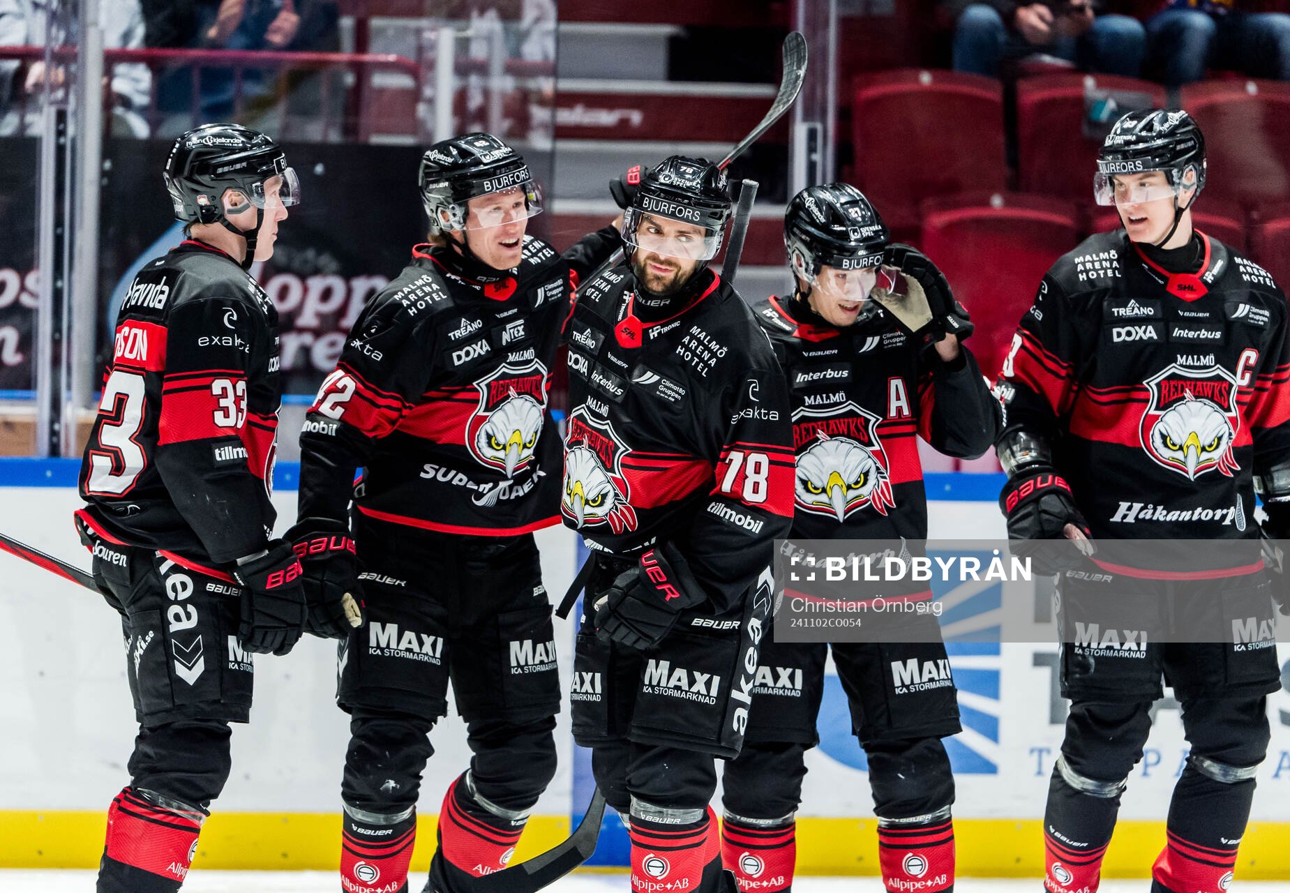 Malmö Redhawks Robin Salo jublar