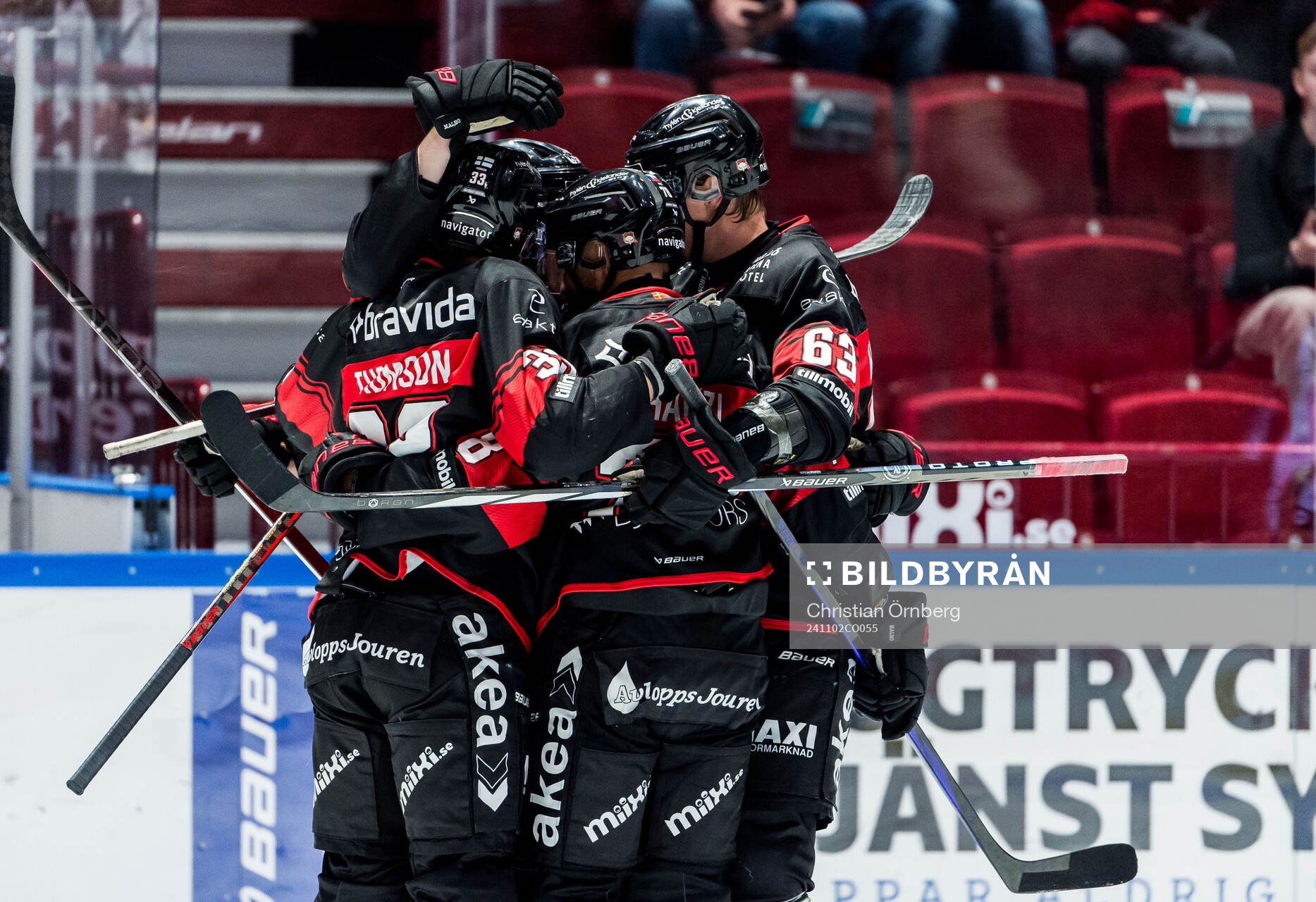 Malmö Redhawks Robin Salo jublar