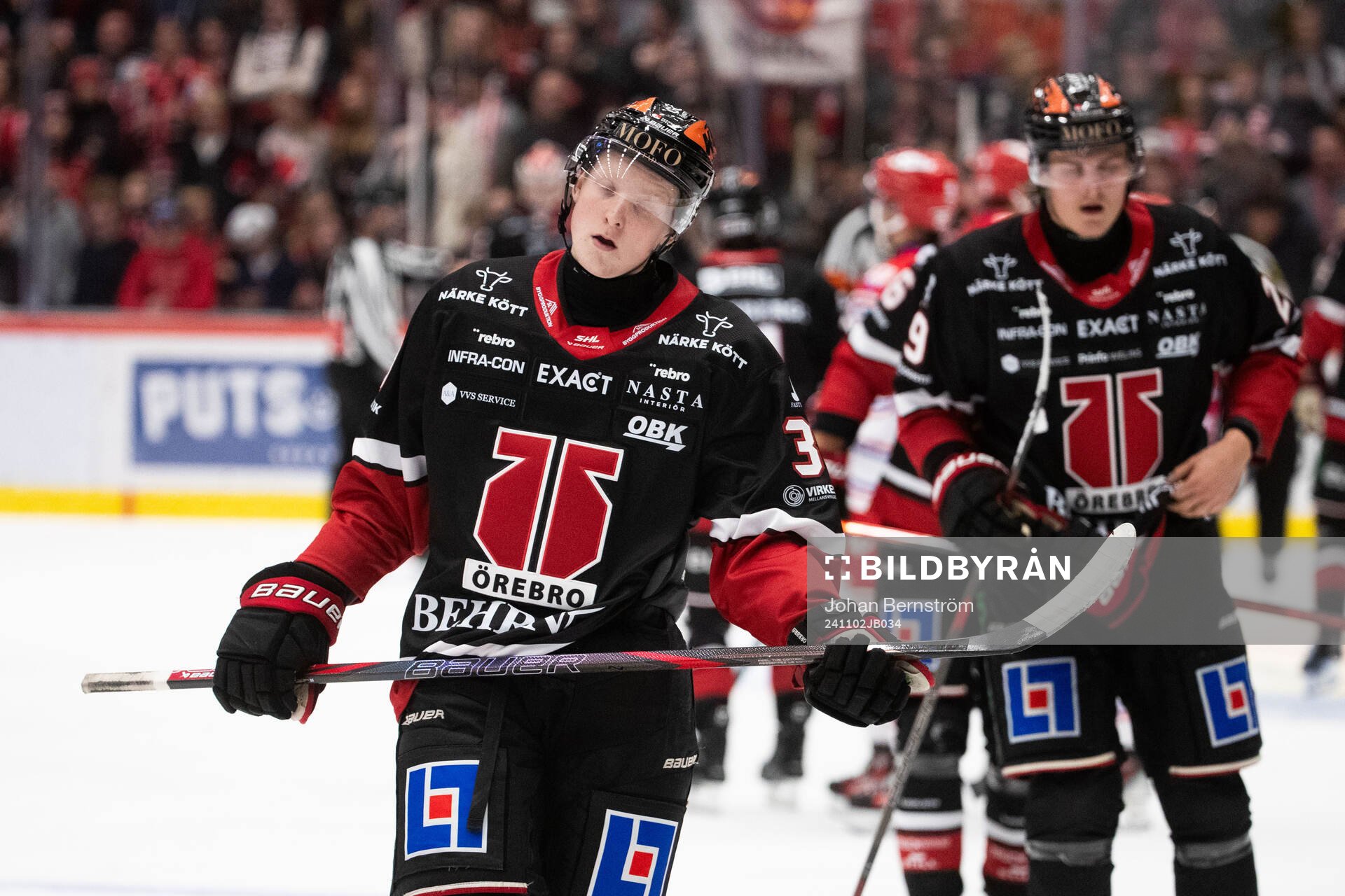 Örebros Hugo Orrsten deppar