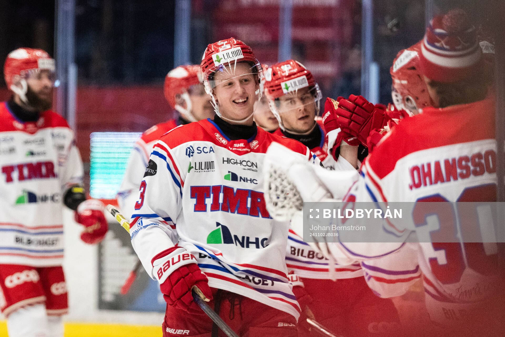 Timrås Viggo Gustafsson jublar