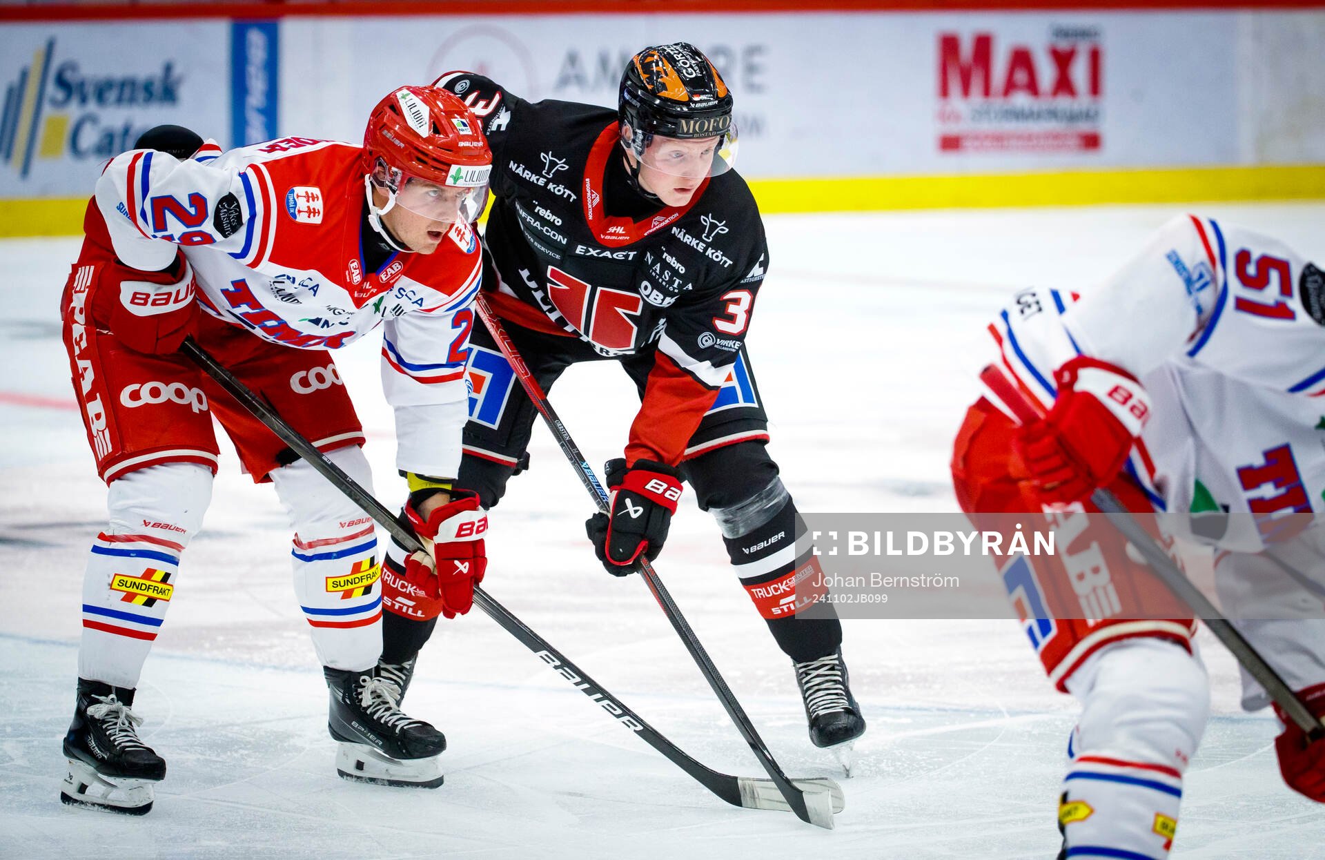 Timrås Filip Hållander och Örebros Hugo Orrsten