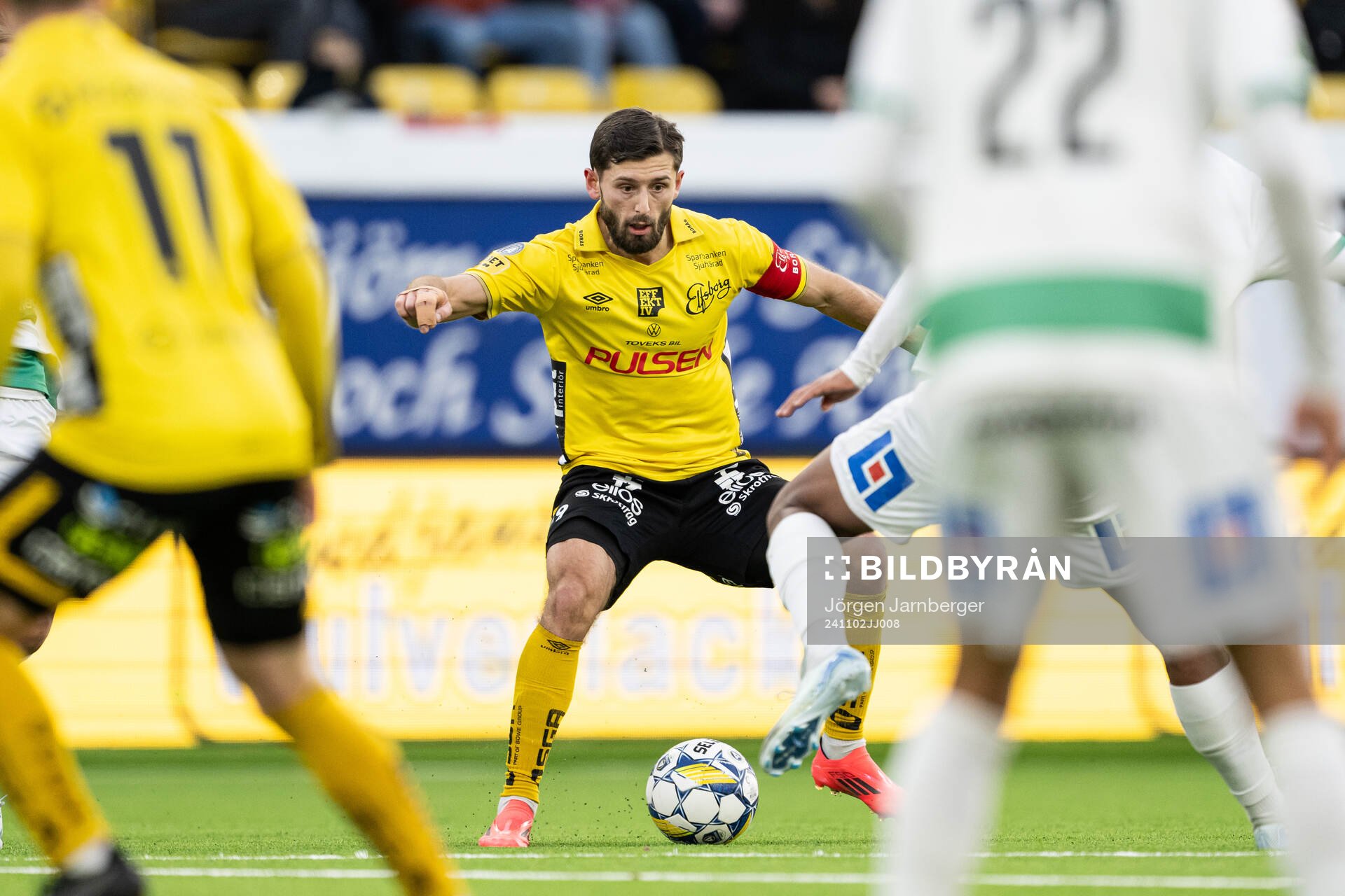 under fotbollsmatchen i Allsvenskan mellan Elfsborg och