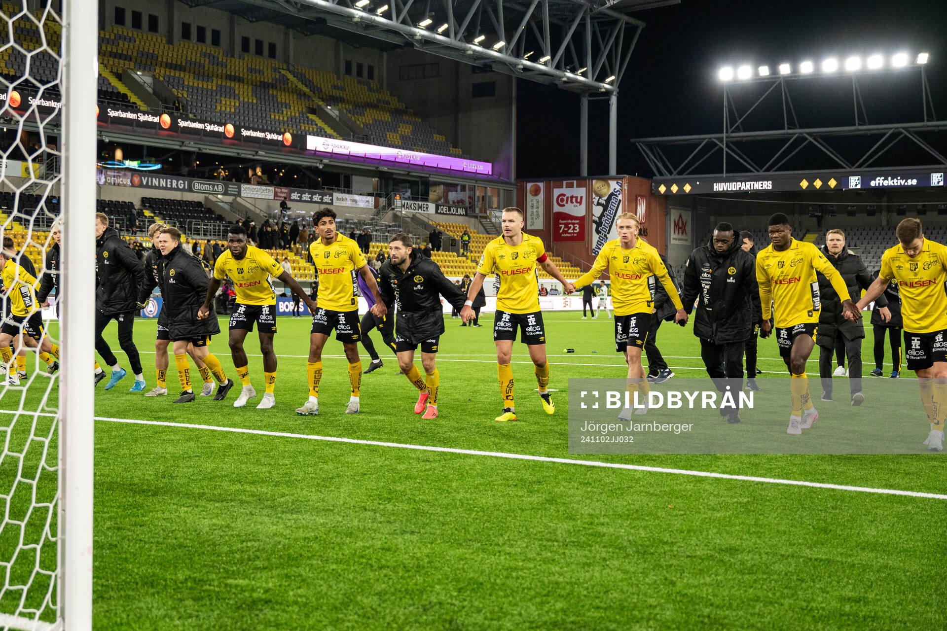 Elfsborgs spelare jublar