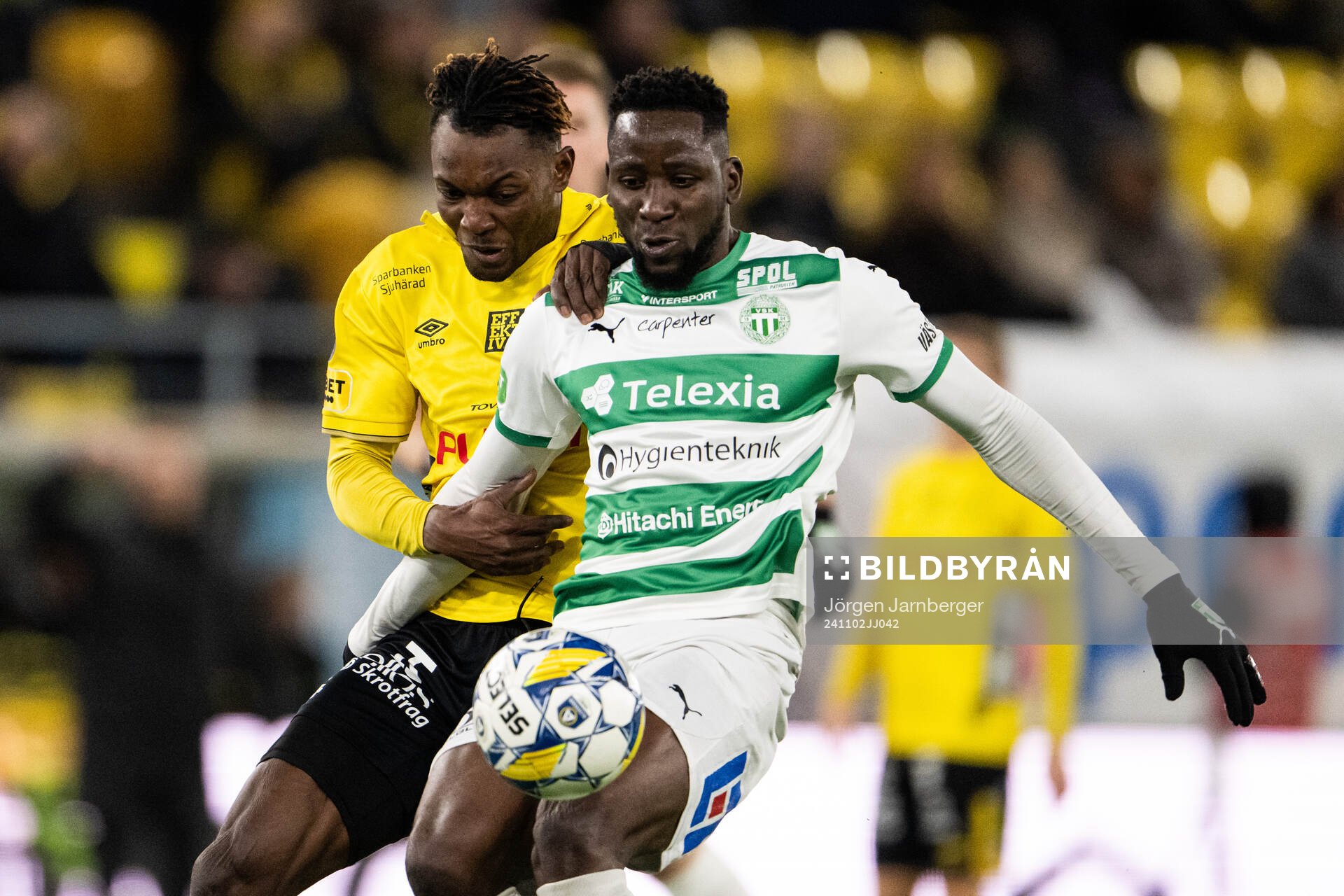 Elfsborgs Jalal Abdullai och Västerås Frederic Nsabiyumva