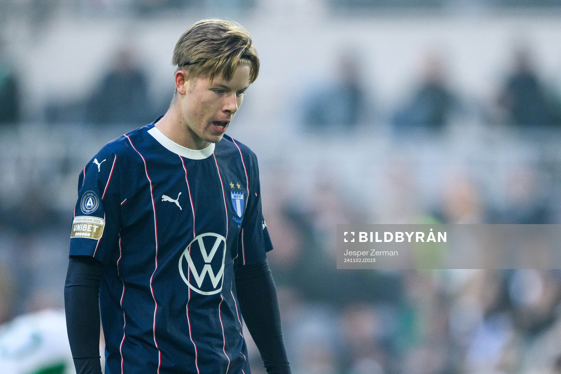Malmö FFs Nils Zätterström deppar